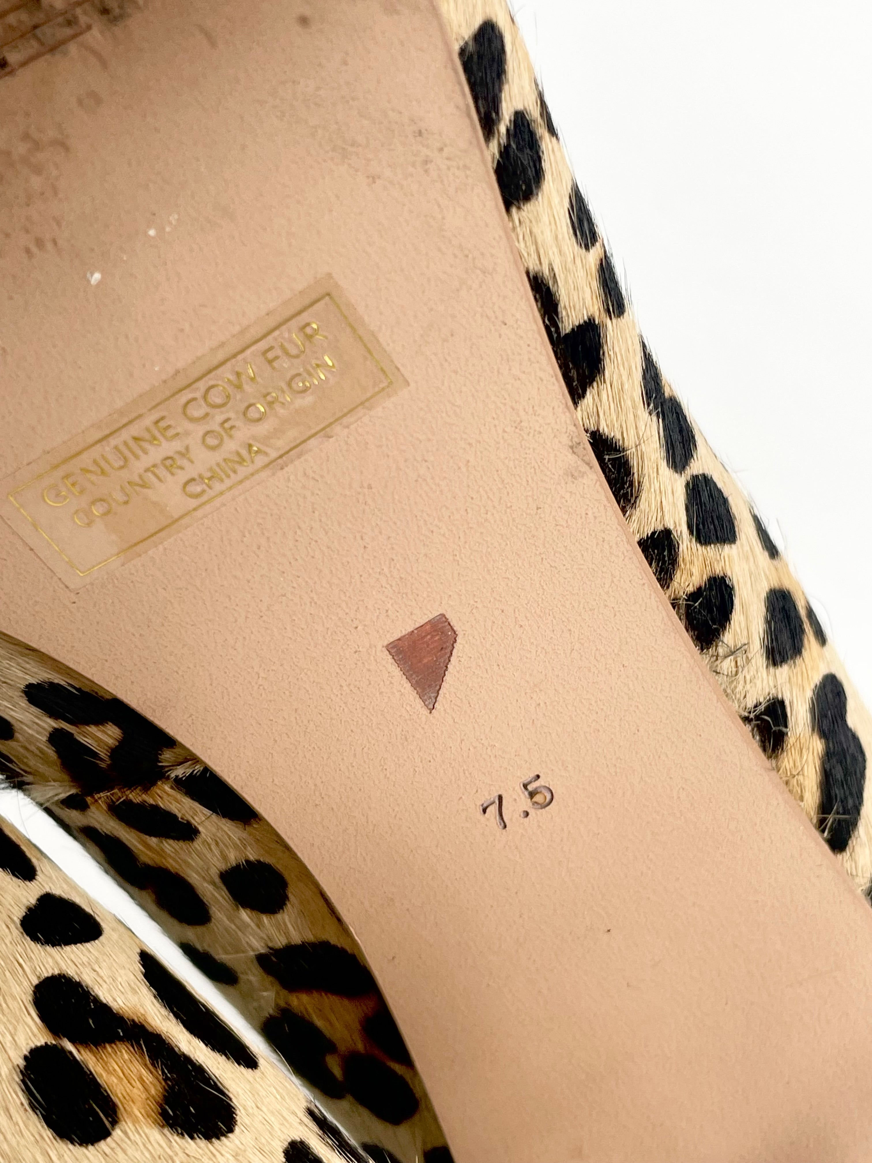 Shoes of Prey Animal Print Cowfur Pumps - EU37.5