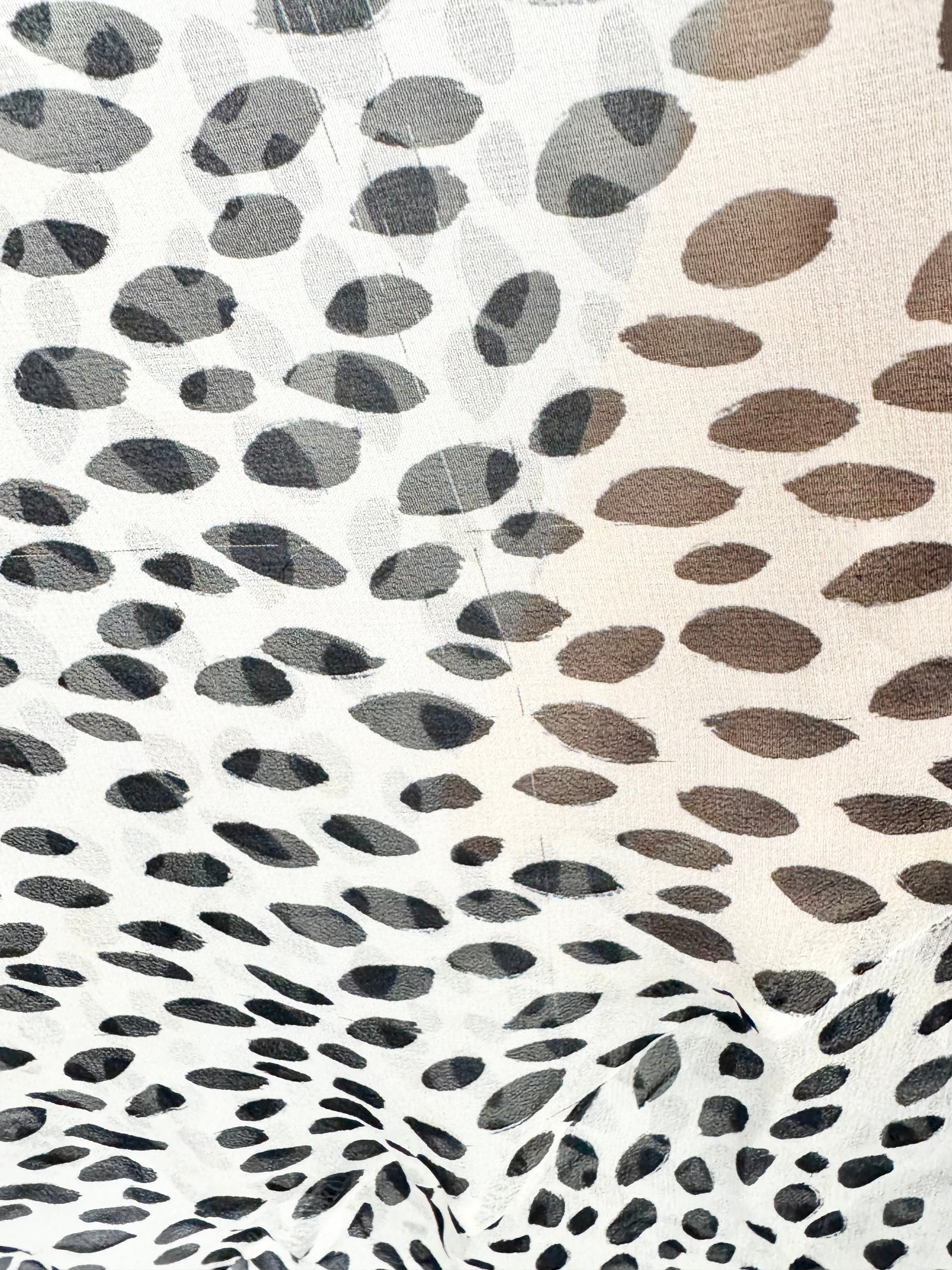 Carla Zampatti Black & White Bias Cut Silk Gown - AU10