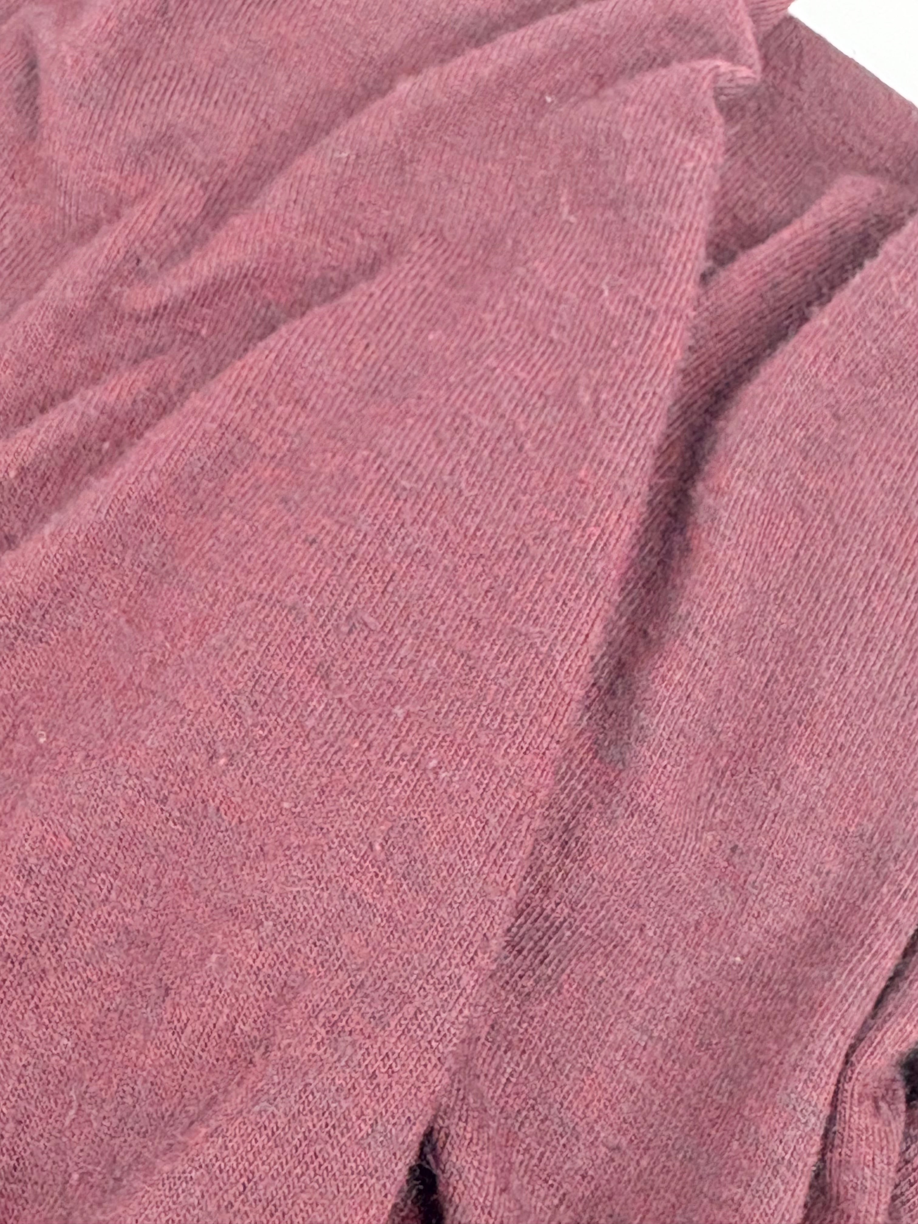 Studio.W Maroon Mock-Neck Long Sleeve Top - L