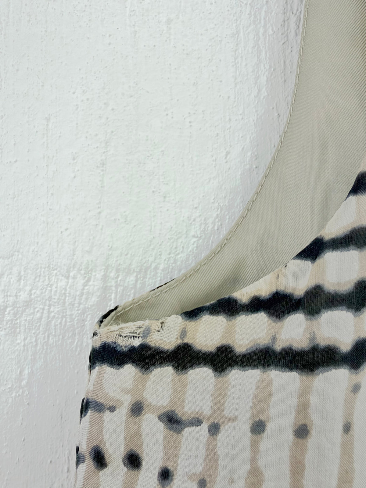 Satch Abstract Geoemetric Patterned Silk Dress - AU8/10