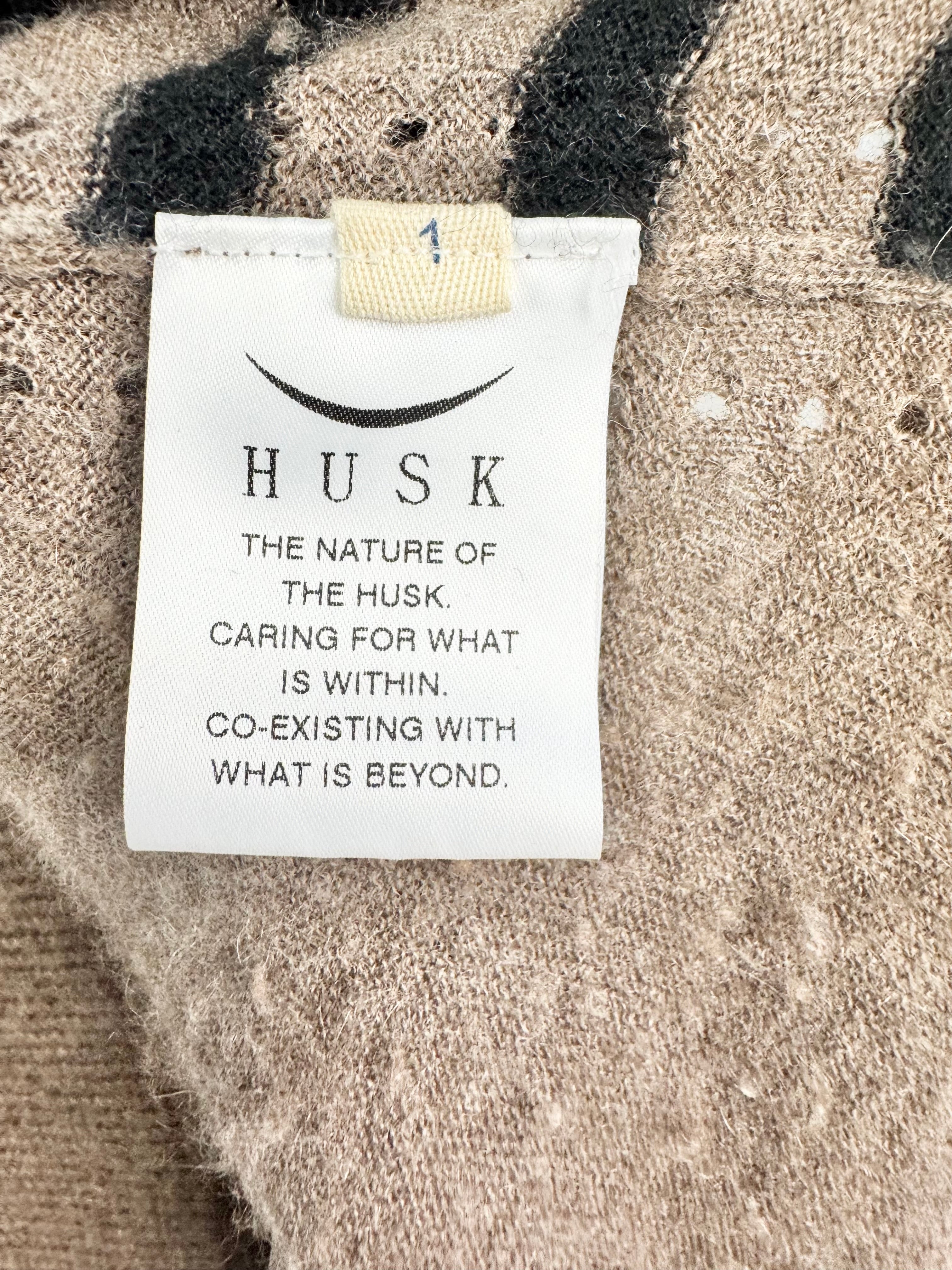 Husk Striped Cashmere Top - AU8