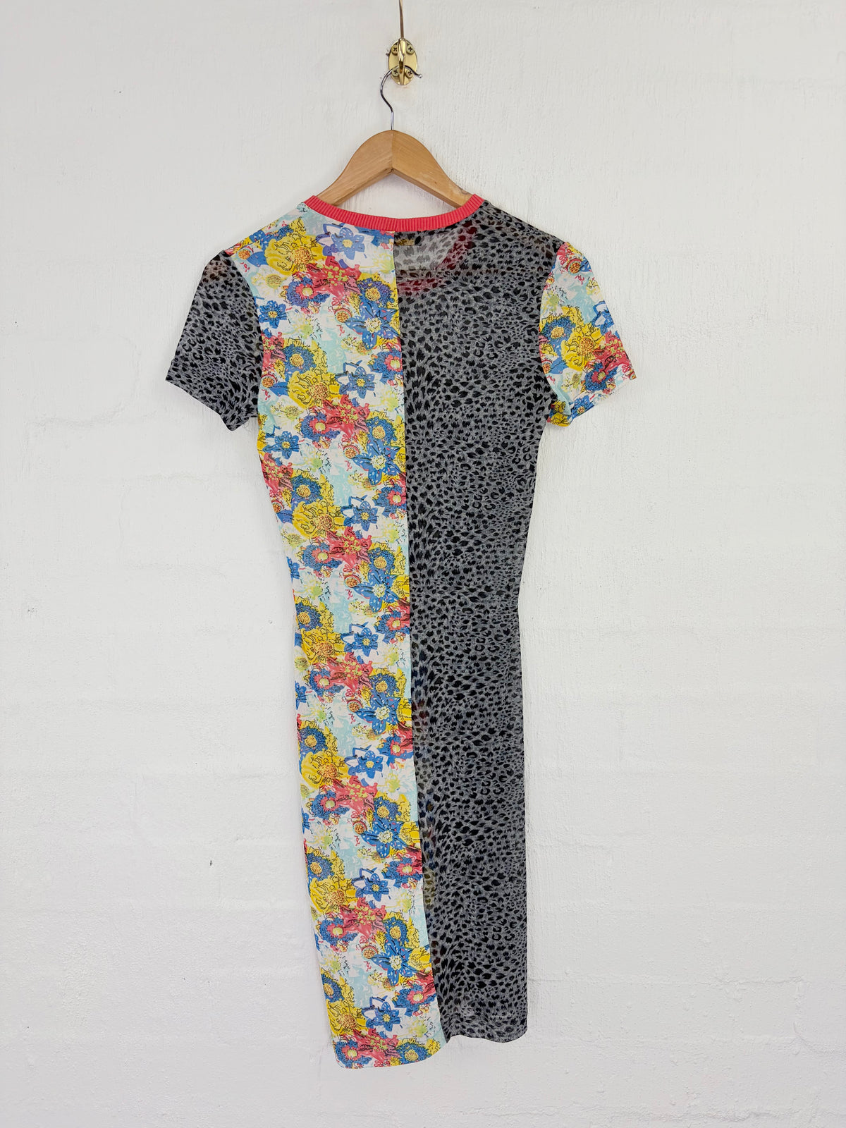 Vintage 90s Spliced Mesh Dress - AU8