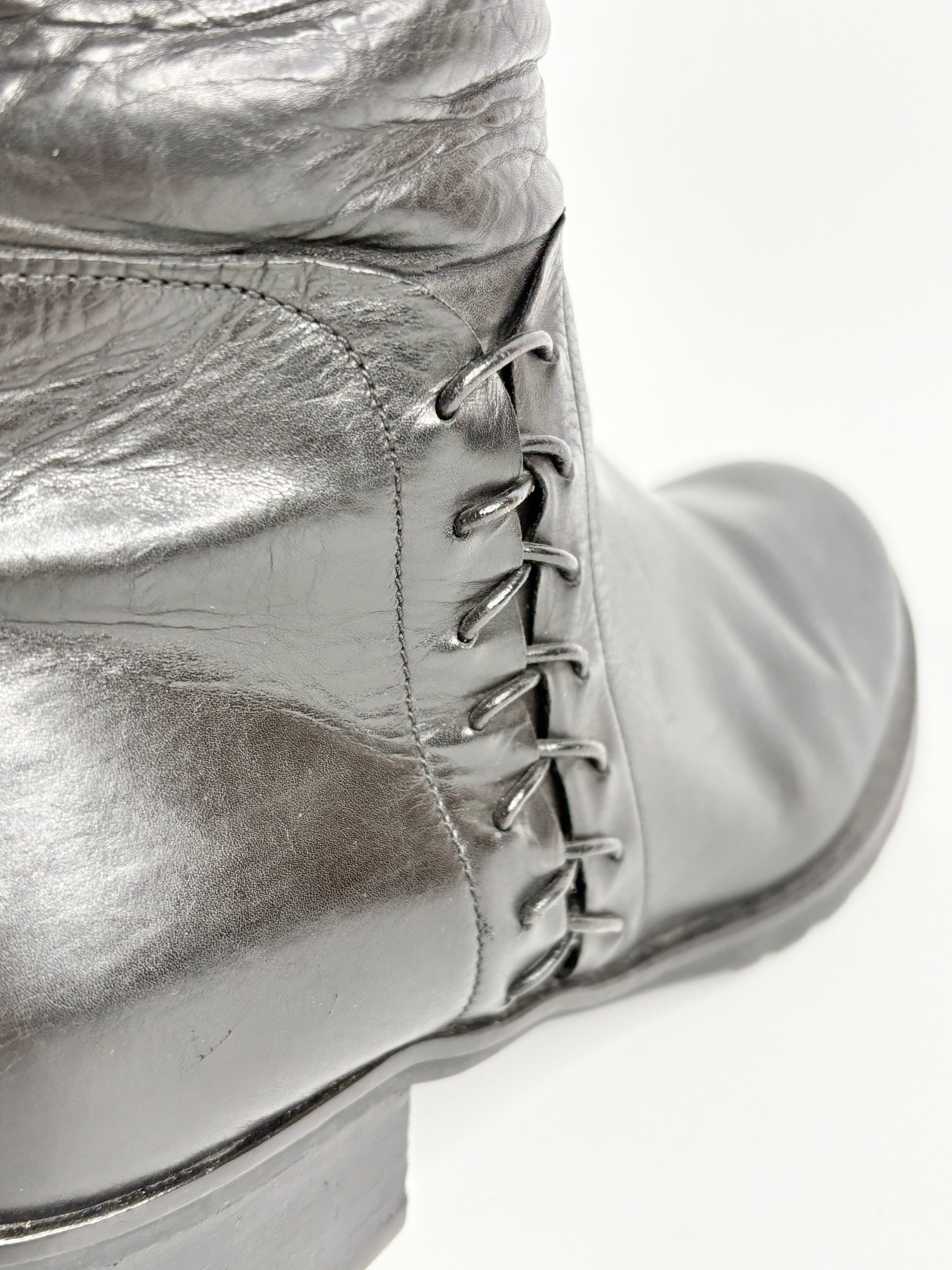 Högl Black Leather Riding Boots - EU39.5