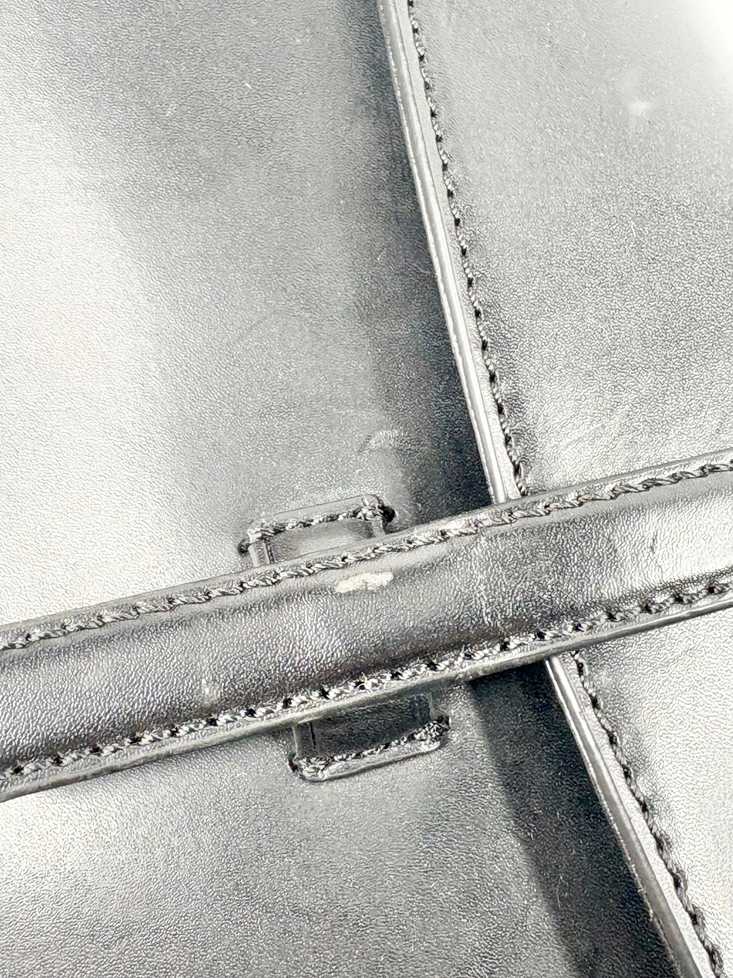 Kate Spade Black Leather Envelope-Style Shoulder Bag