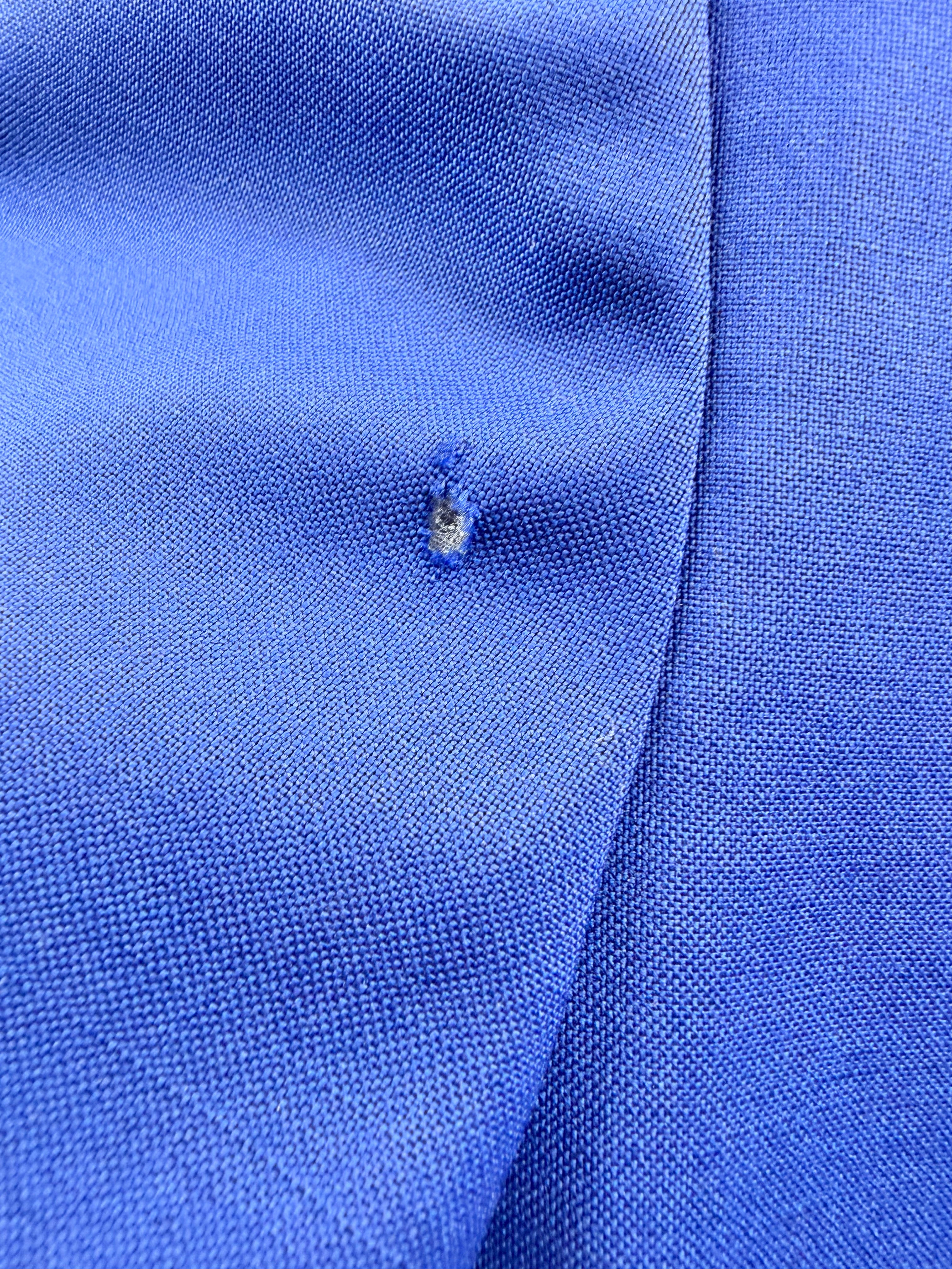 Victoria Beckham Cobalt Blue Tailored Wool Blazer - AU12