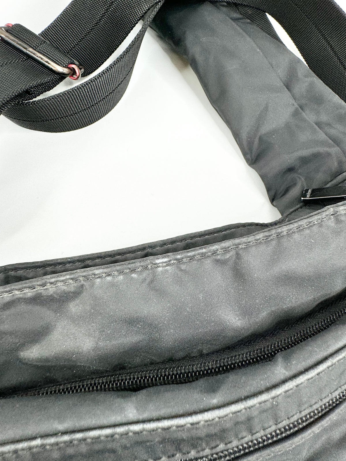 Hedgren Black Quilted Cross Body Bag