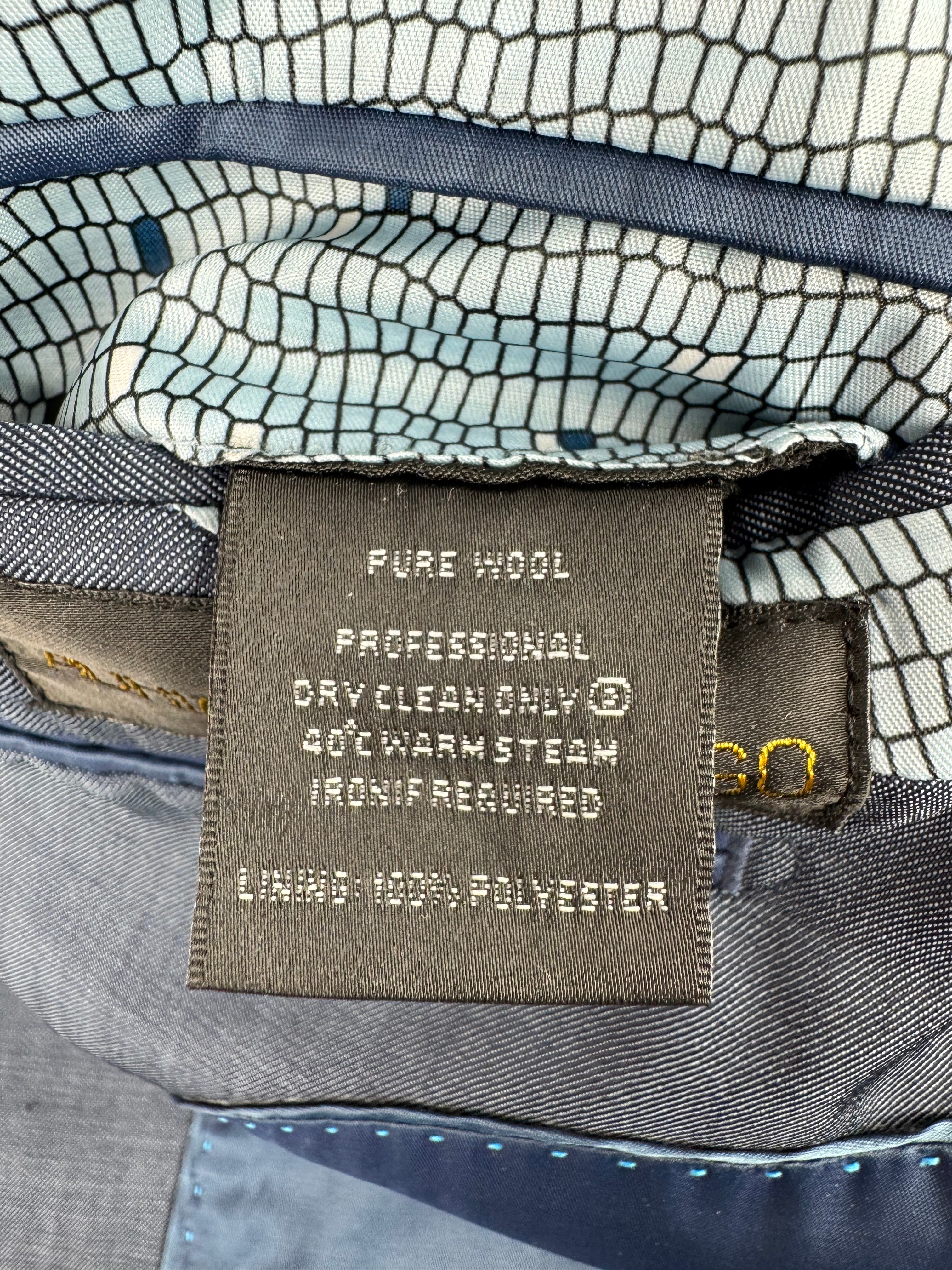 Adriano de Rango Grey Blue Blazer - M/L