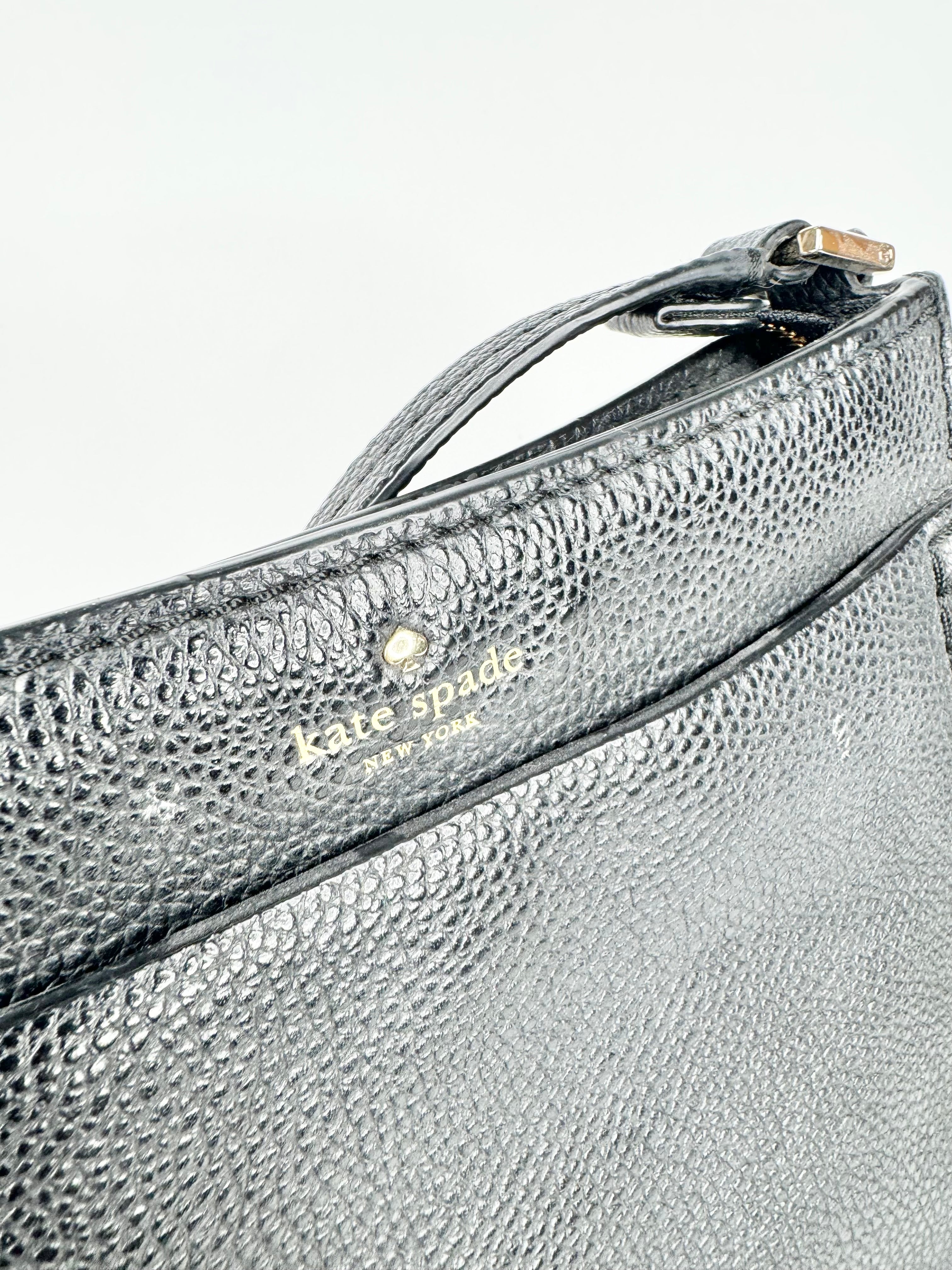 Kate Spade Black Leather Cross Body Bag