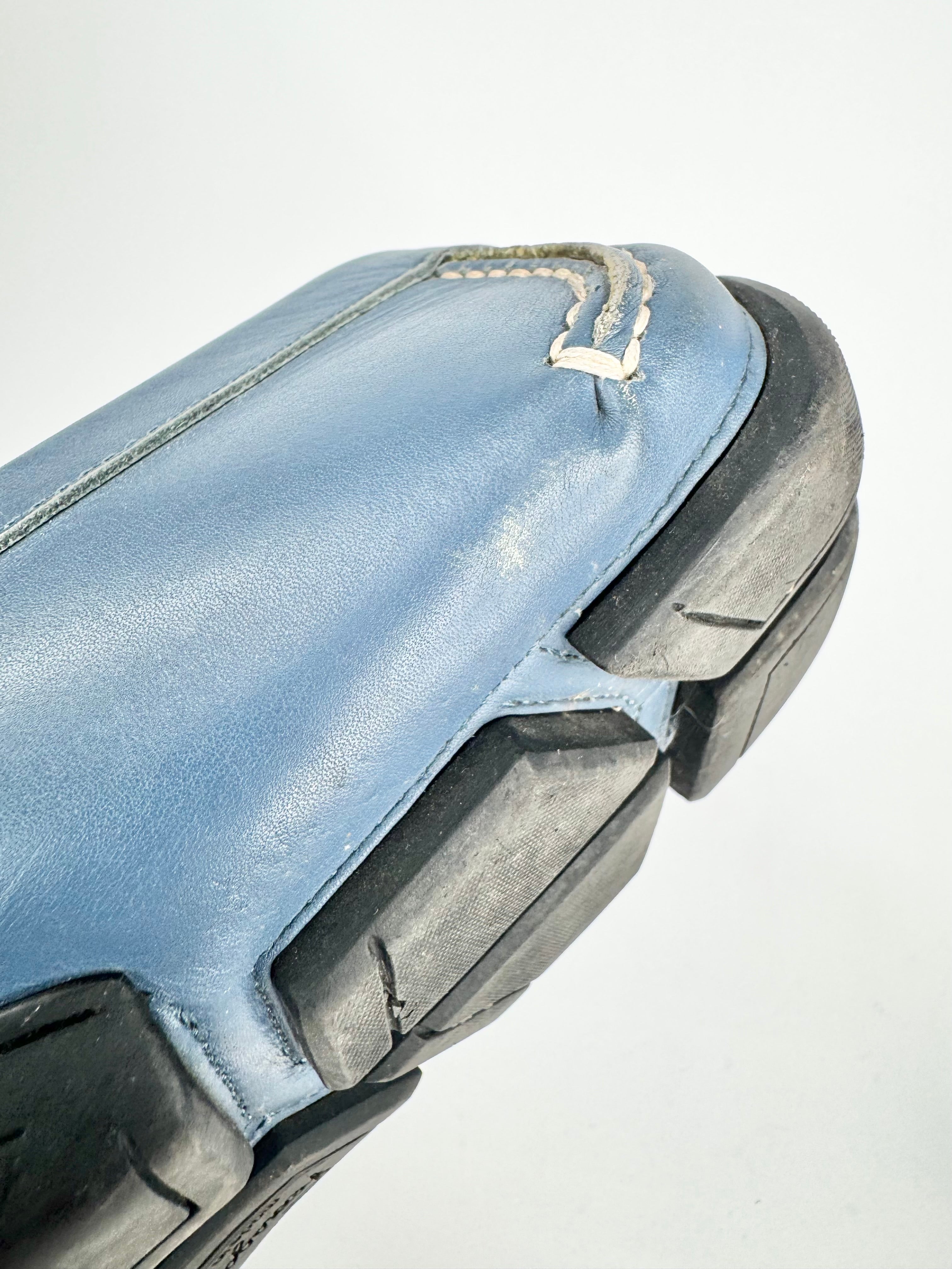 Salvatore Ferragamo Blue Horsebit Loafers - EU 8.5