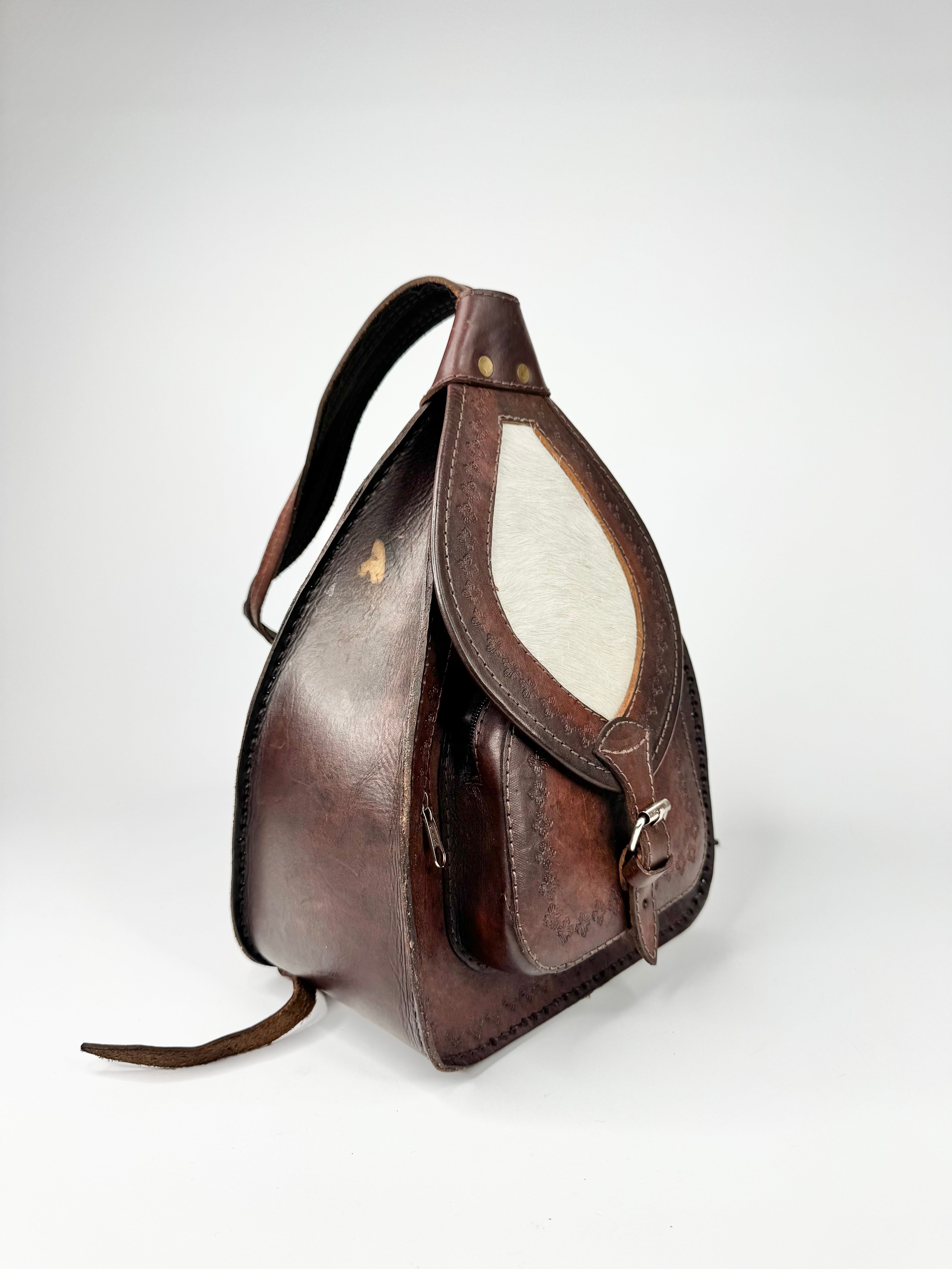 Handmade Leather & Hide Backpack