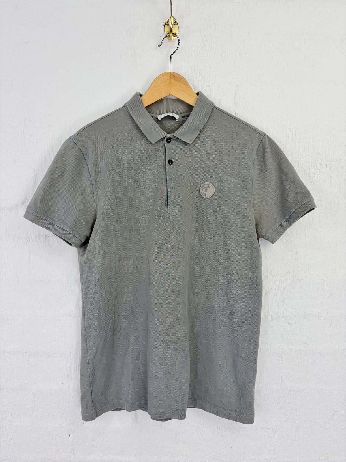 Versace Collection Ash Grey Polo Top - S