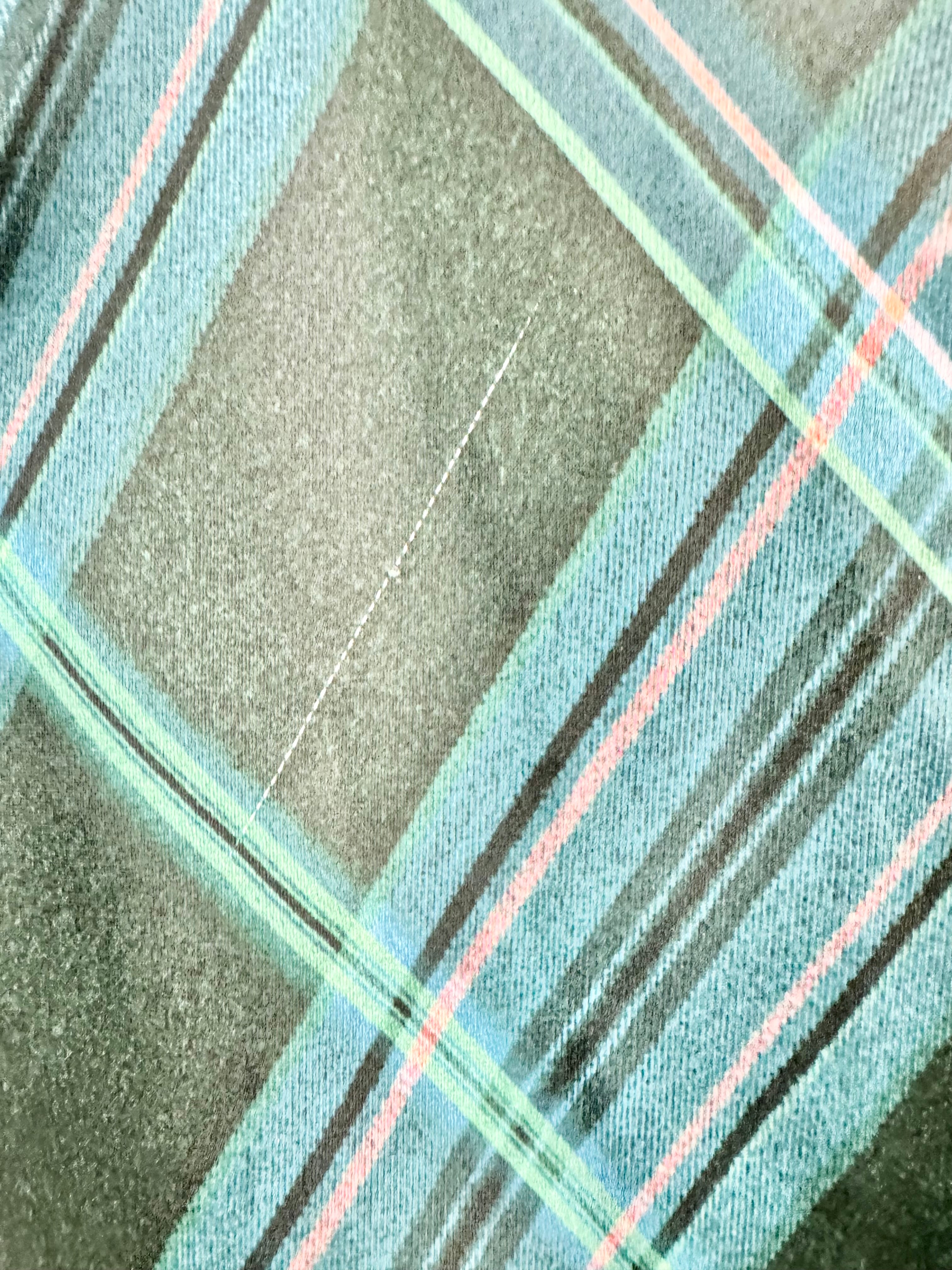 Vince Green Plaid Slip Dress - AU8/10