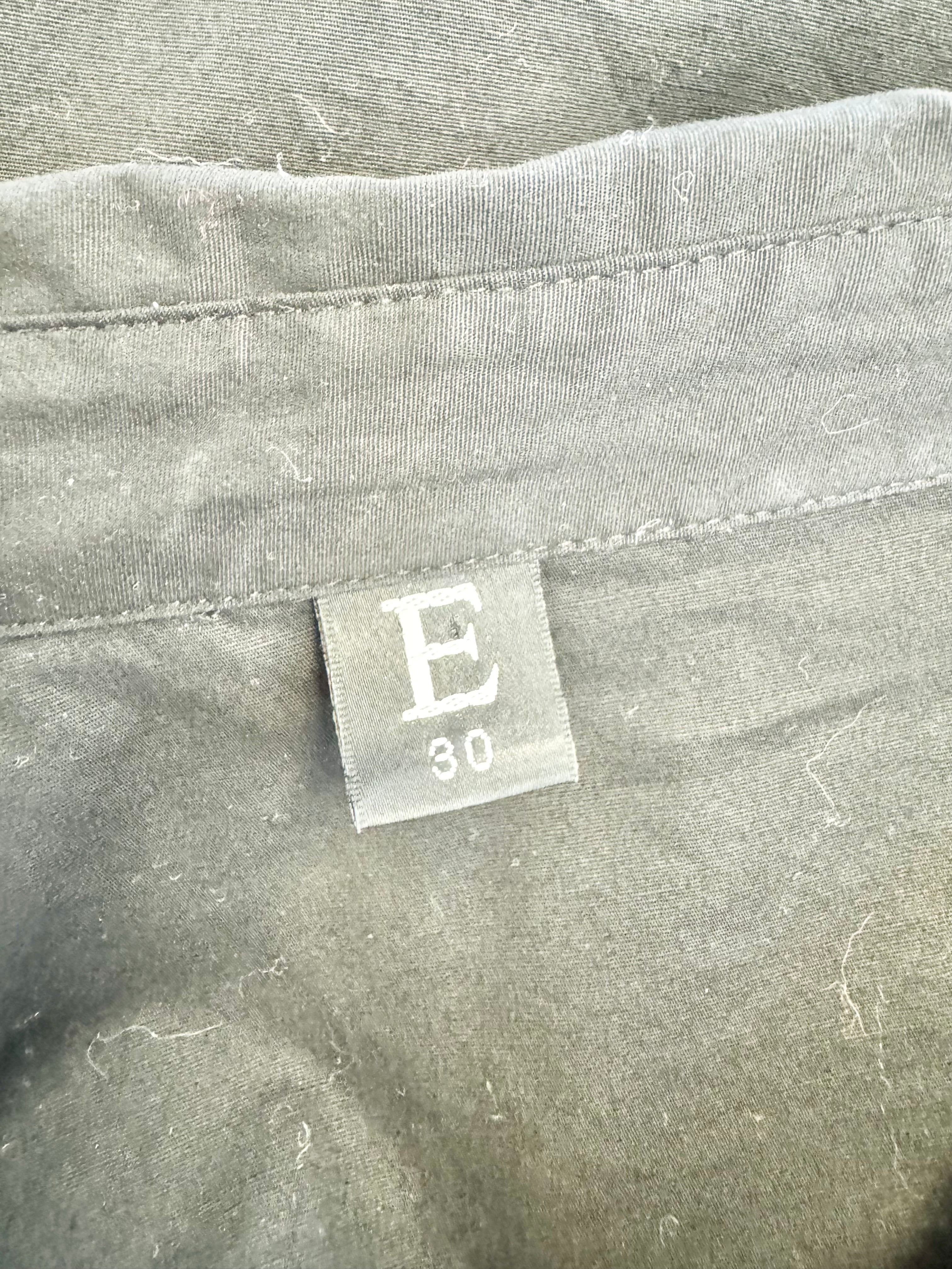 E the Label Black Pintuck Oversized Blouse - AU14