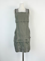 Marithé + François Girbaud Grey Denim Midi Dress - AU6/8