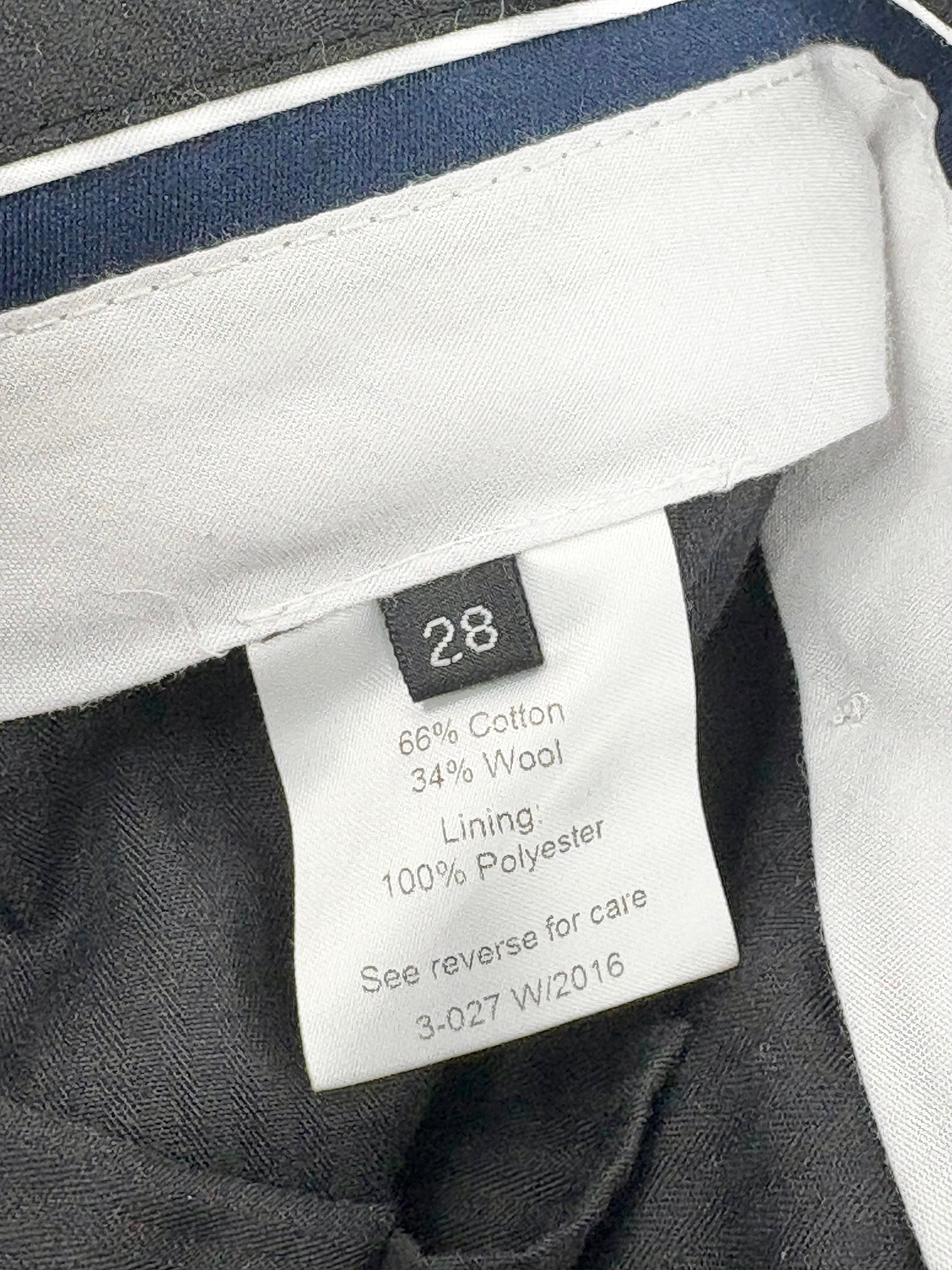 Calibre Blue Micro-Pattern Wool-Blend 2pc Suit - 36/28