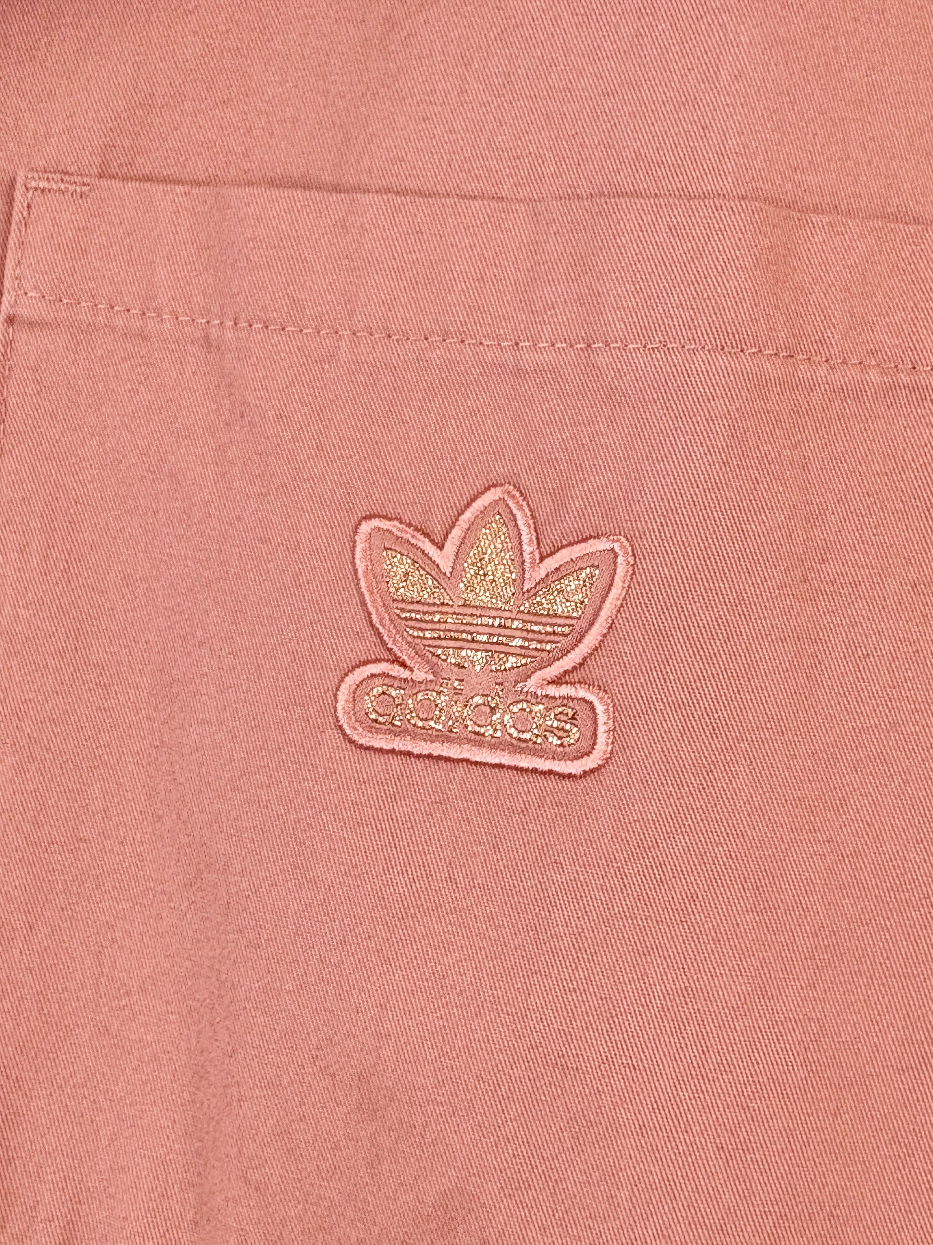 Adidas Pink Trefoil-Logo Jumpsuit - AU8