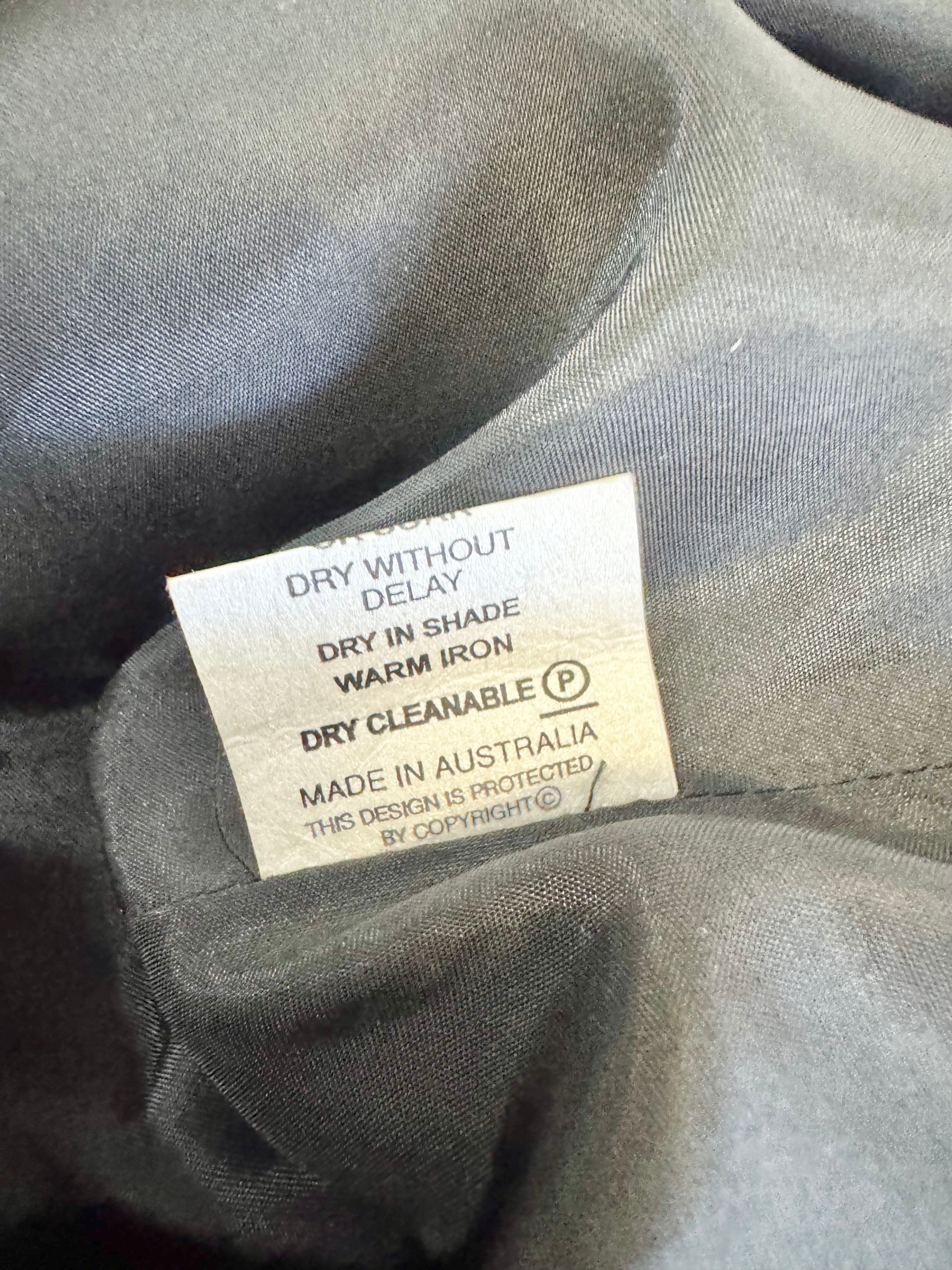 Nicolangela Black & White Linen Summer Dress - AU10/12