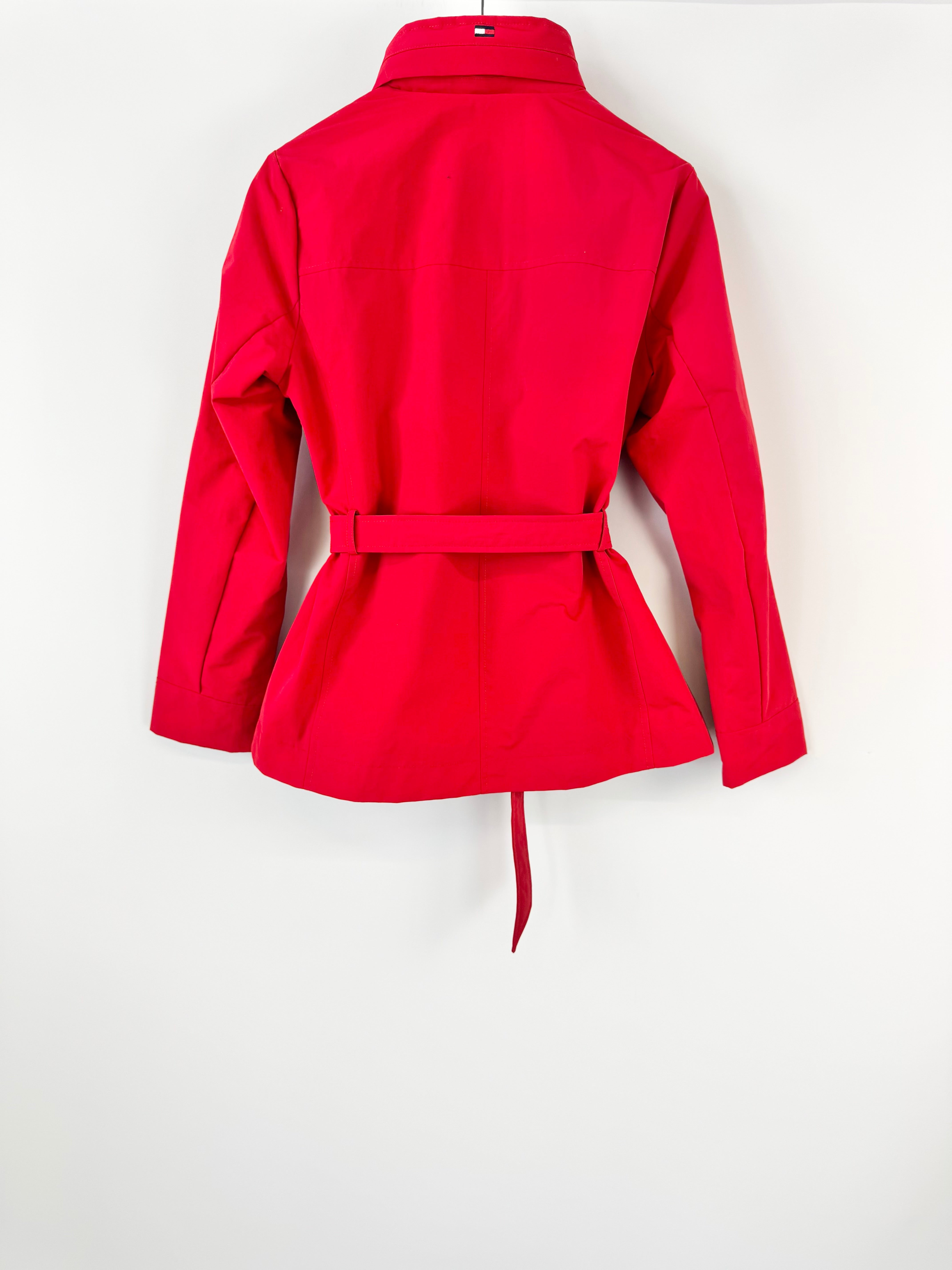 Tommy Hilfiger Crimson Belted Jacket - AU10