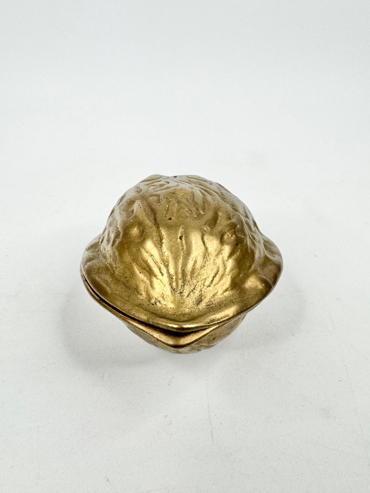 Vintage Brass Walnut Cracker