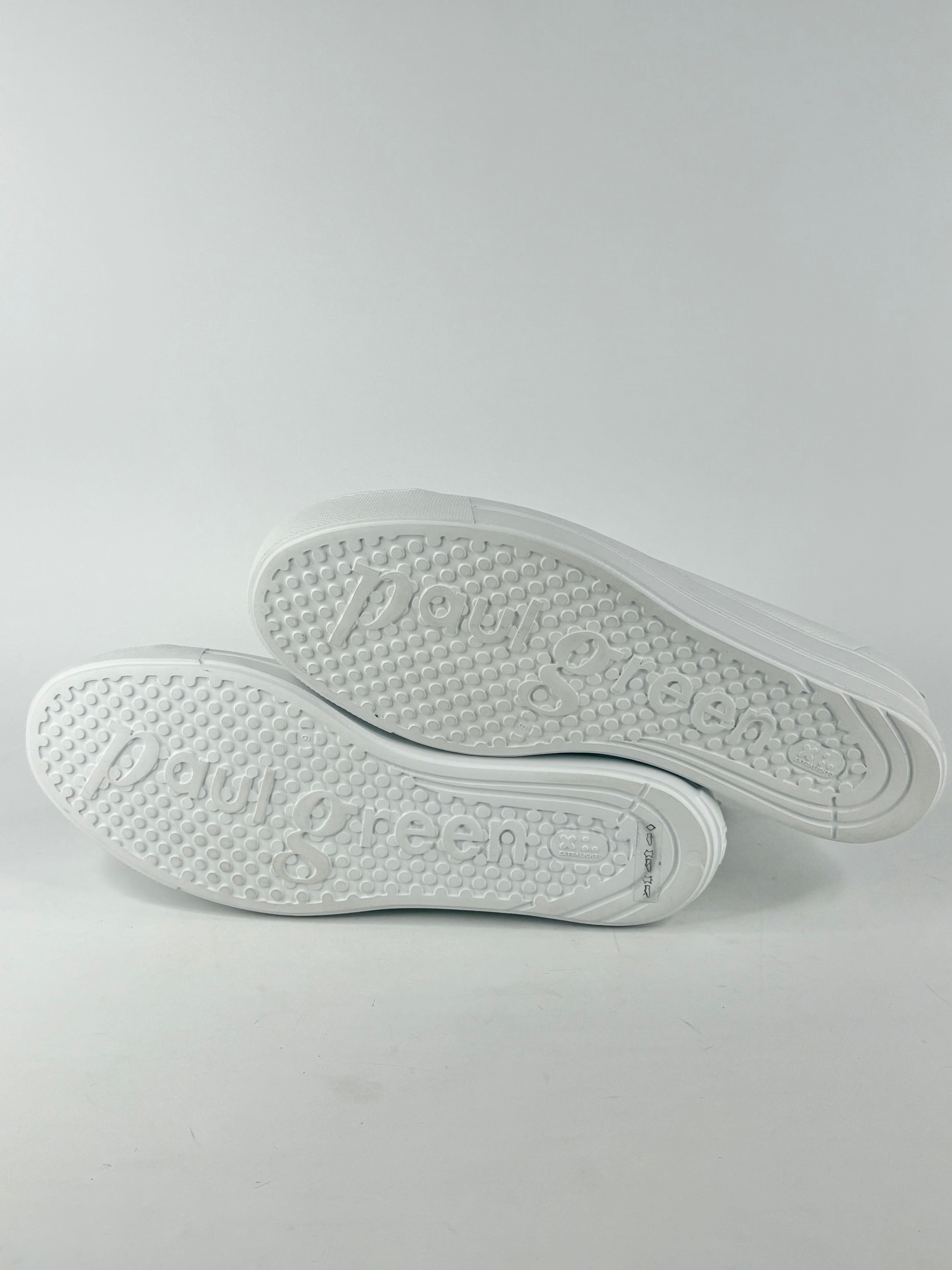 Paul Green White Leather 'Polten' Sneakers - EU43