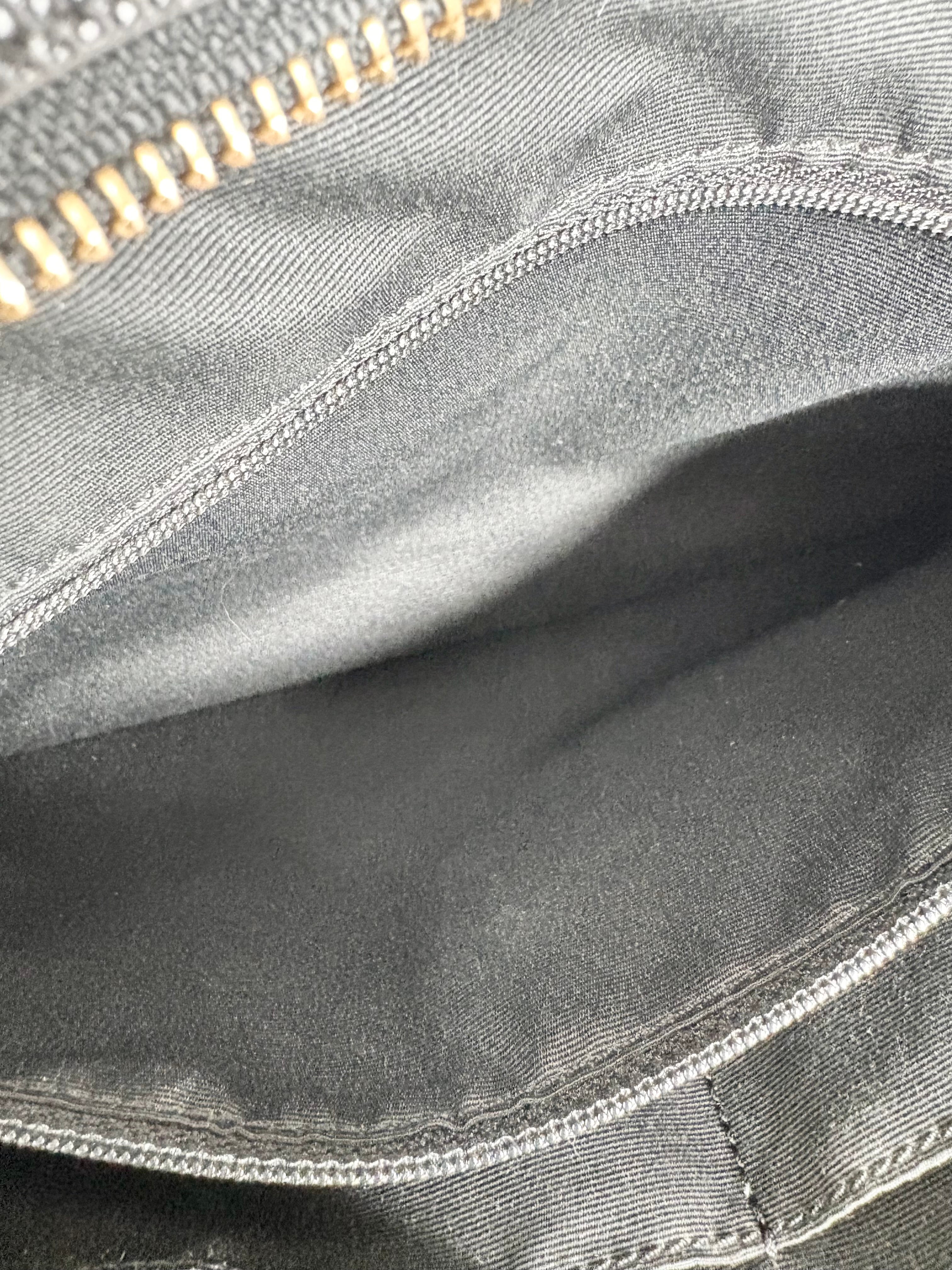 Coach Black Cross-Grained Leather City Tote Bag