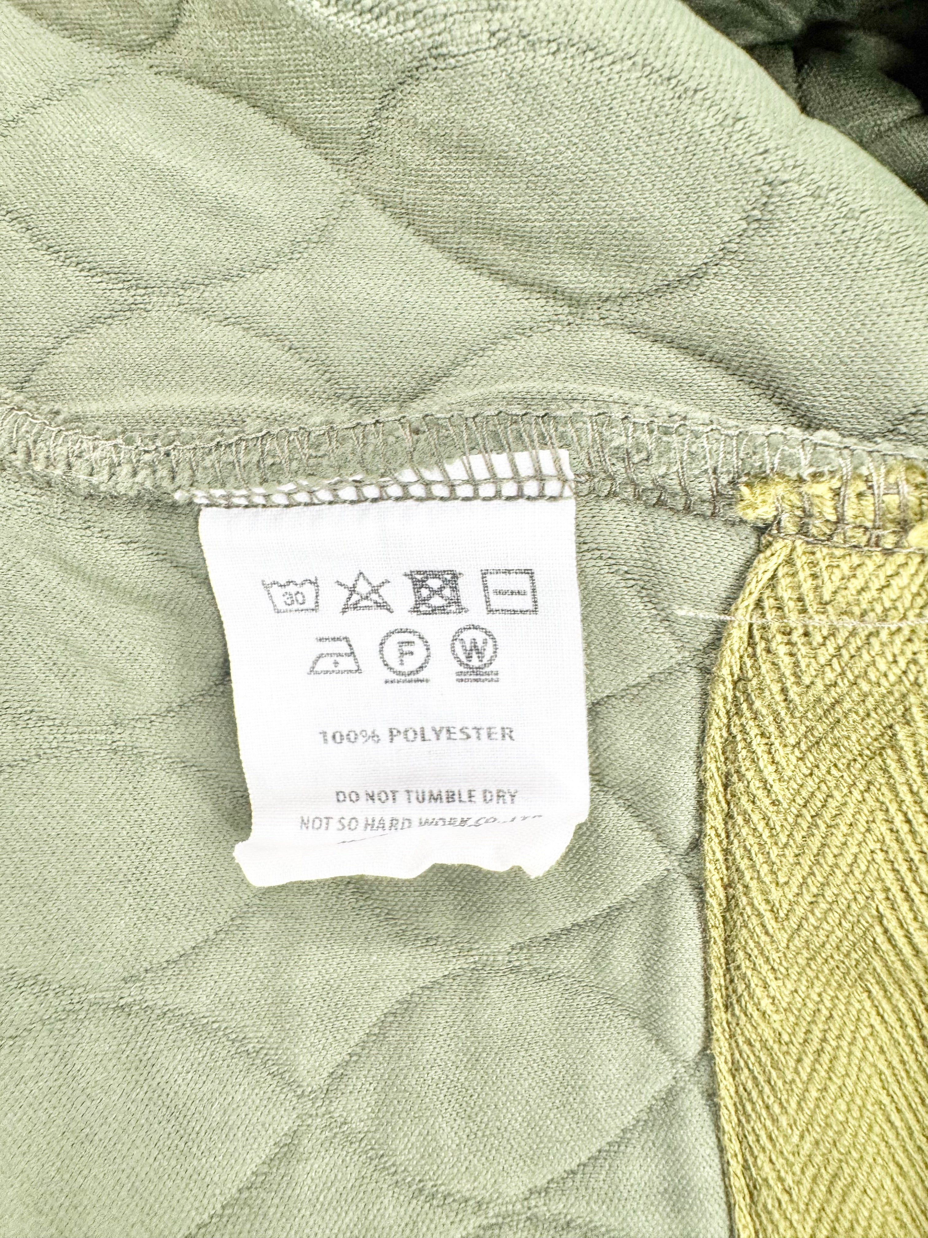 ts(s) Green Quilted Open Jacket - S