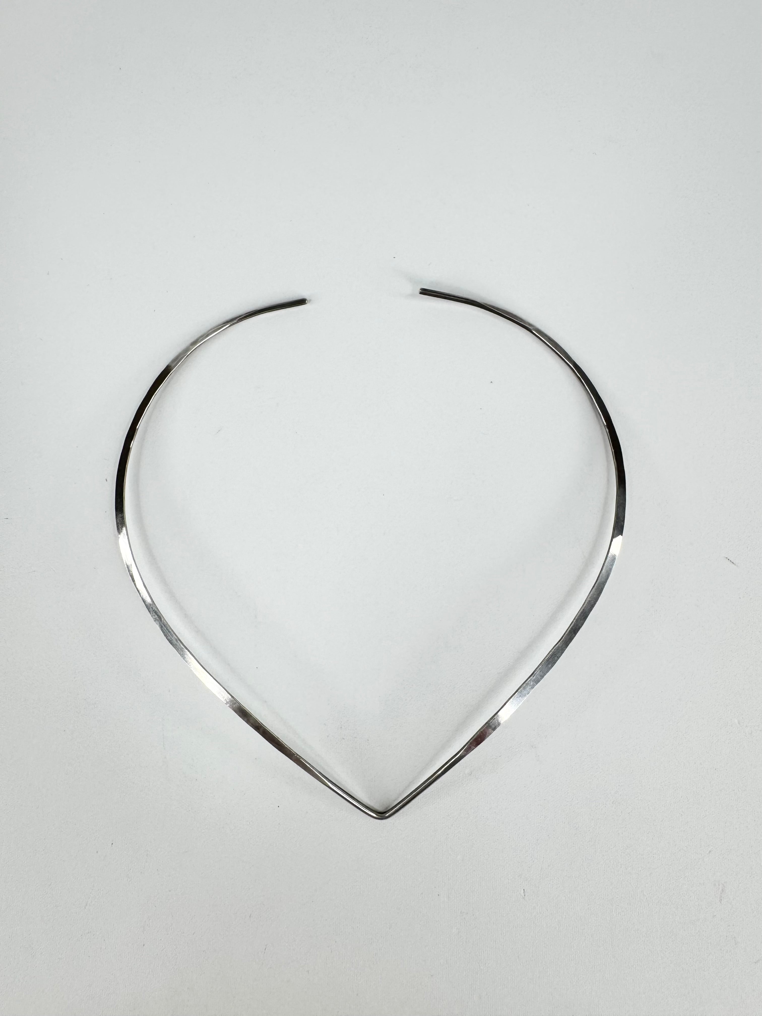 Hans Christian Østrem Modernist Silver Torc