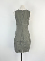 Marithé + François Girbaud Grey Denim Midi Dress - AU6/8