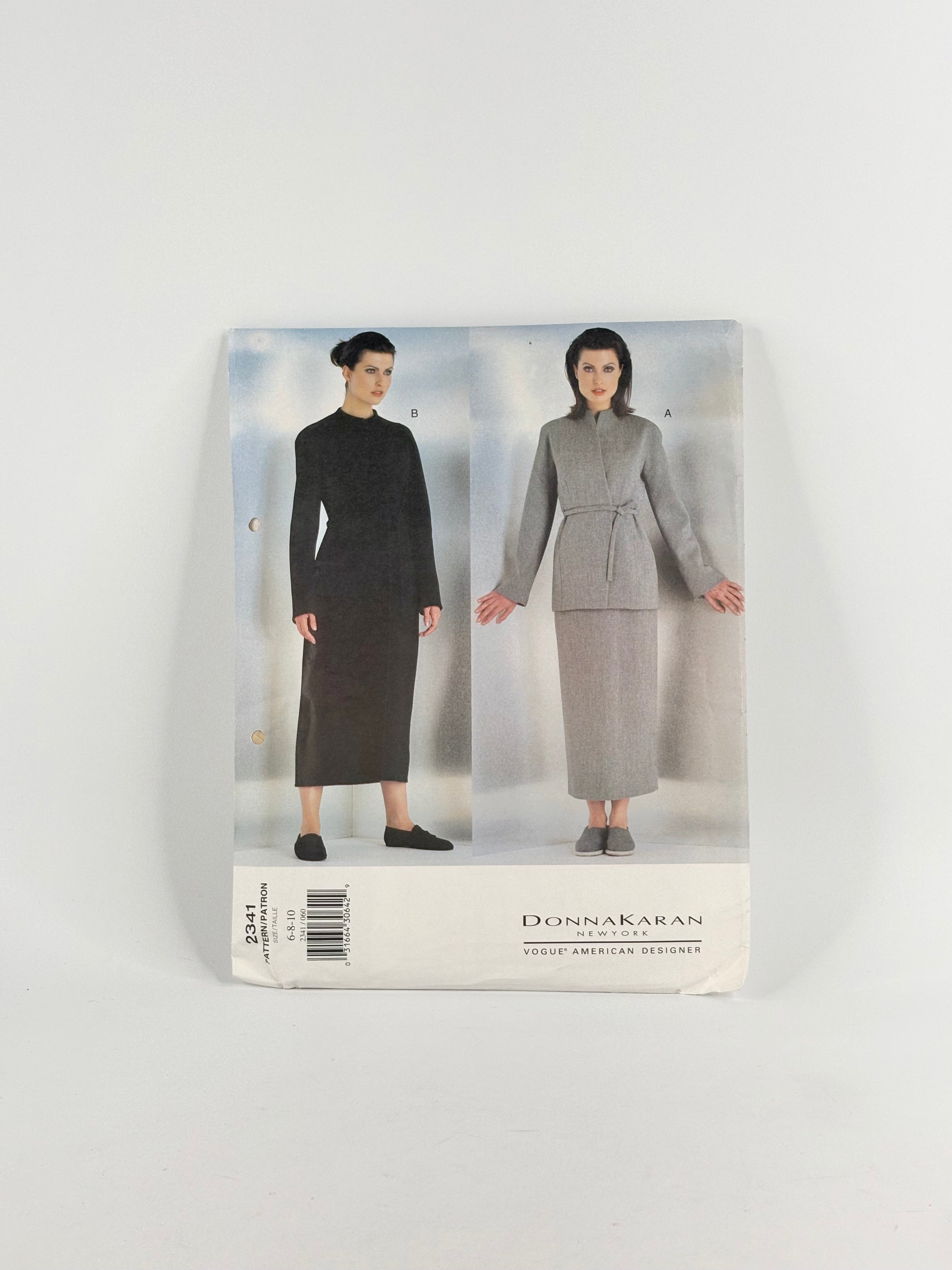 Vogue American Designer Donna Karan NY Jacket & Skirt: No. 2341 - Size 6/10