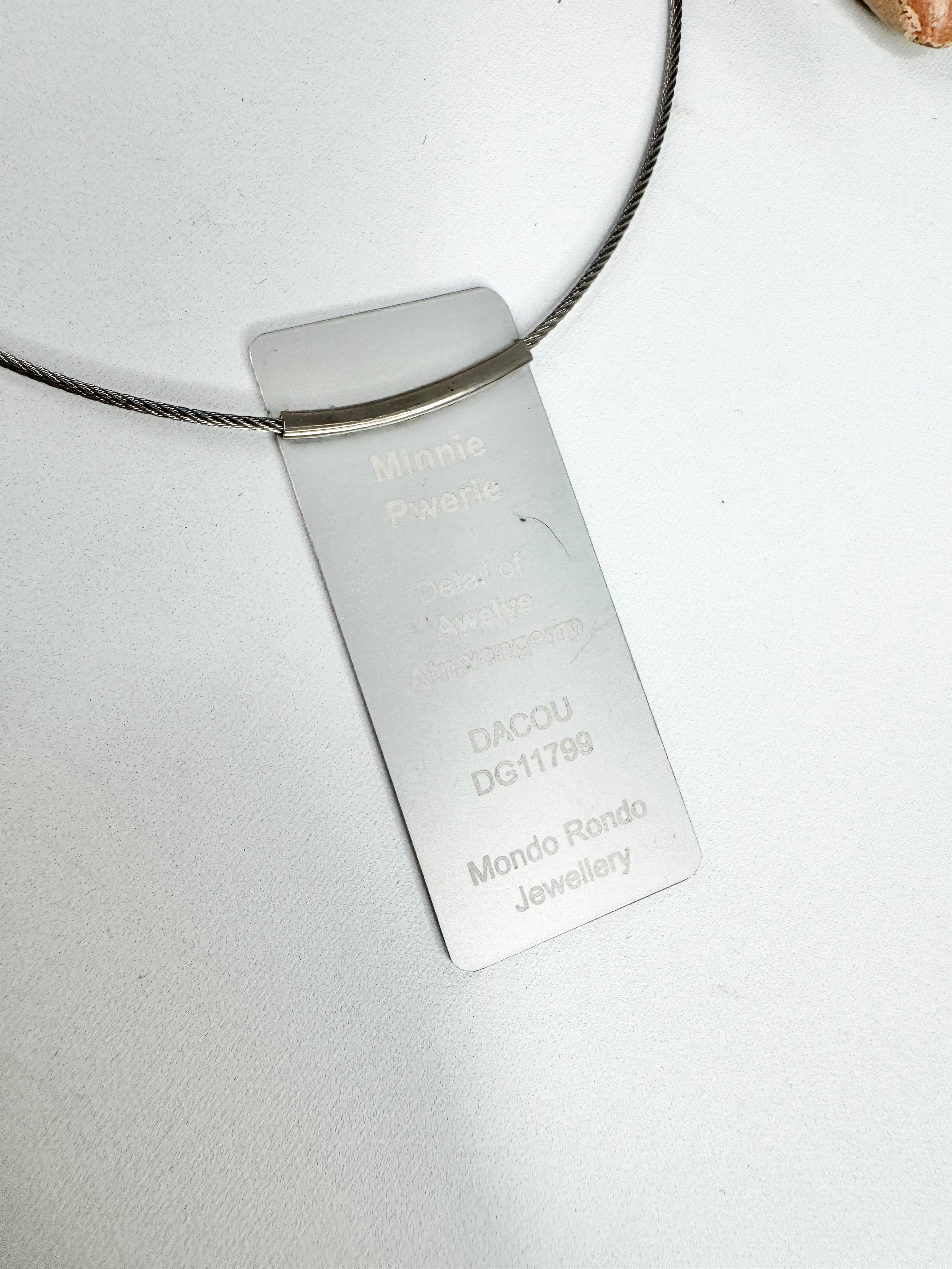 Mondo Rondo Jewellery 'Awelye Atnwengerrp' Pendant by Minnie Pwerle