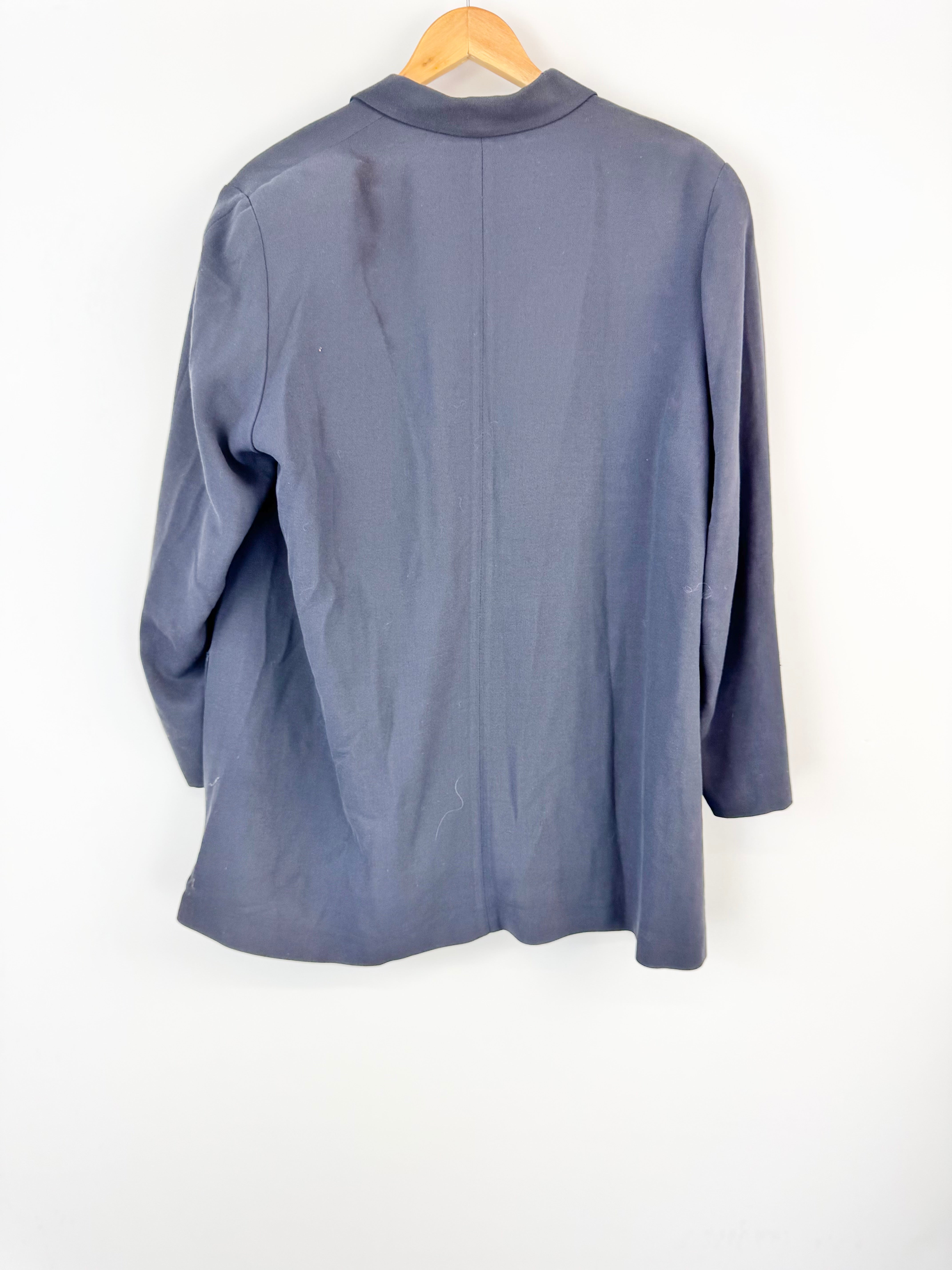 Vintage Country Road Blue Wool Blend Blazer - AU12