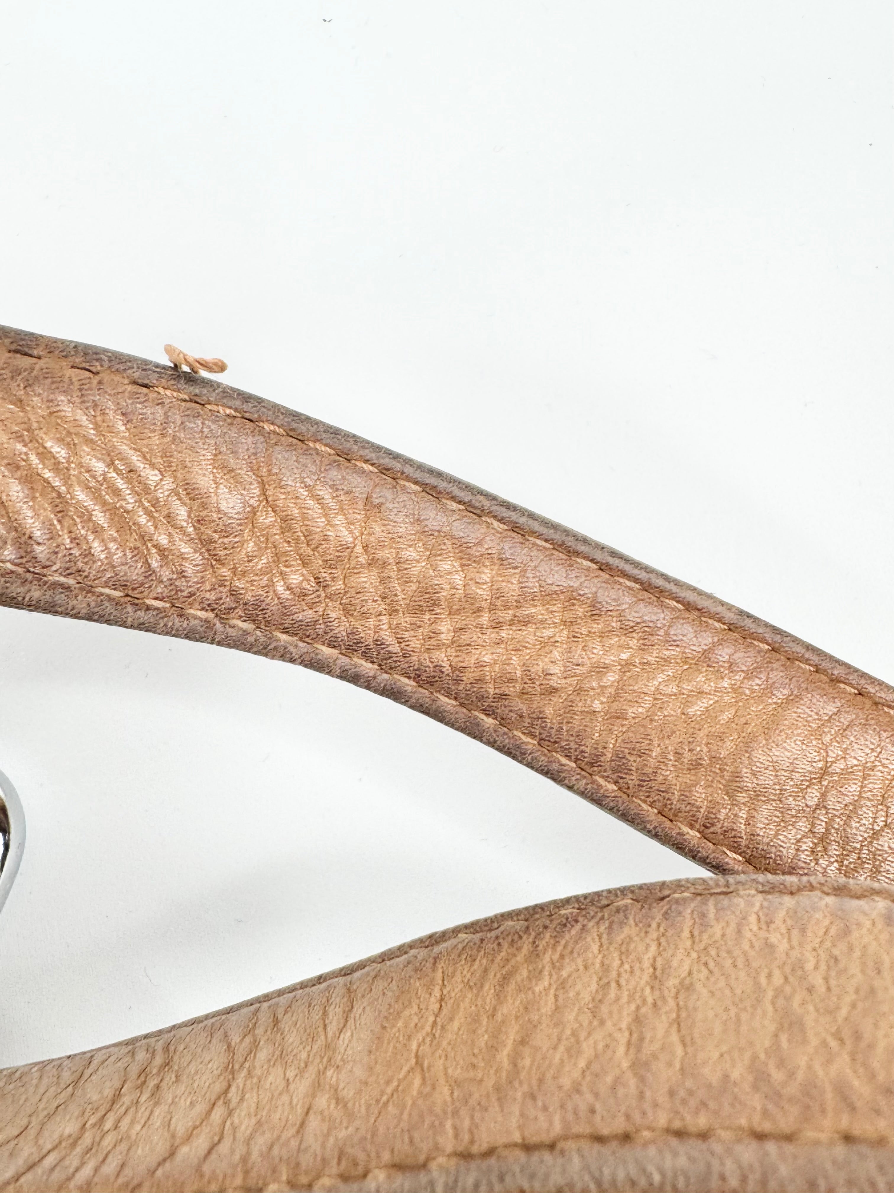 Oroton Caramel Leather Shoulder Bag