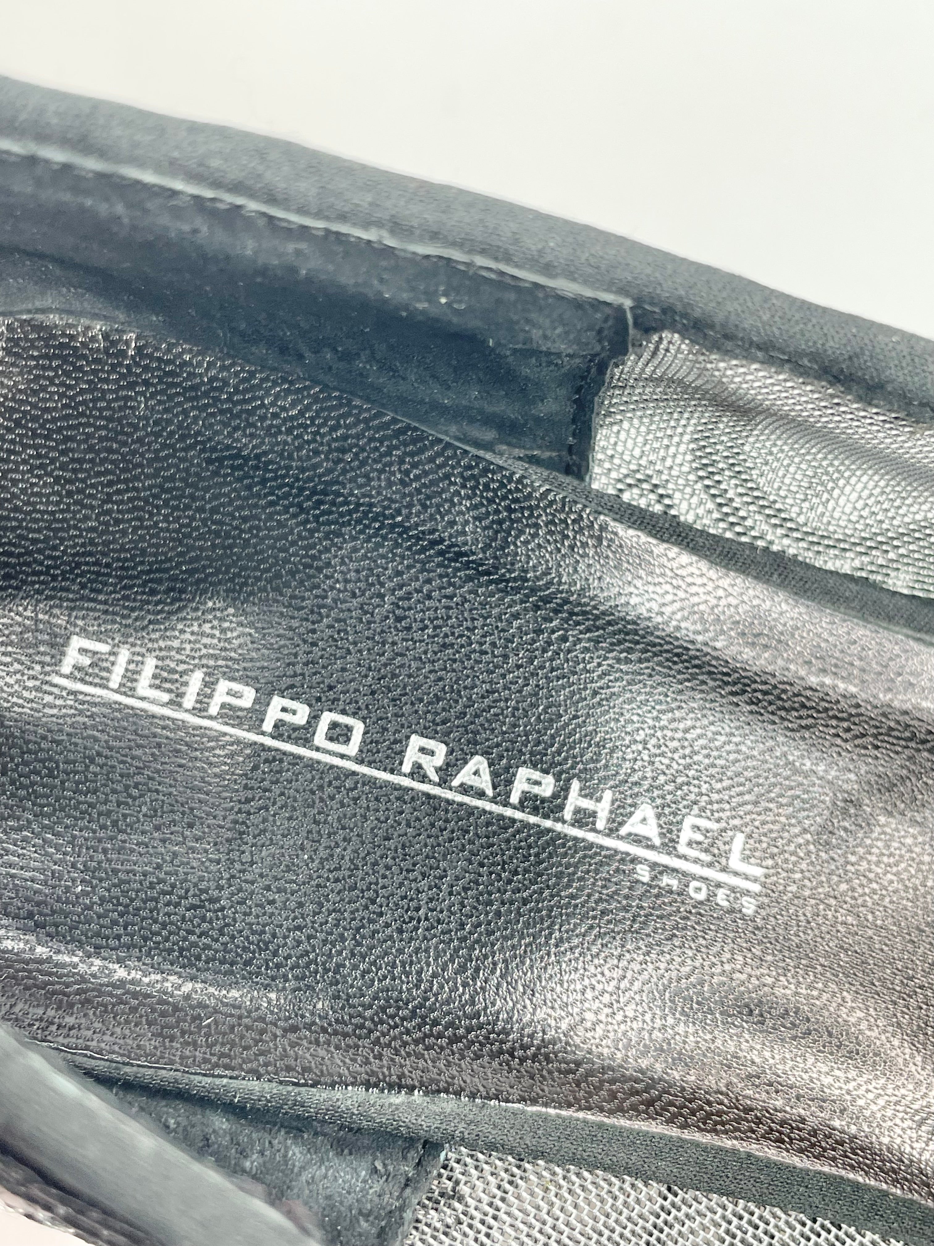 Filippo Raphael Black Lace Mesh 'Moonlight' Pumps - EU38