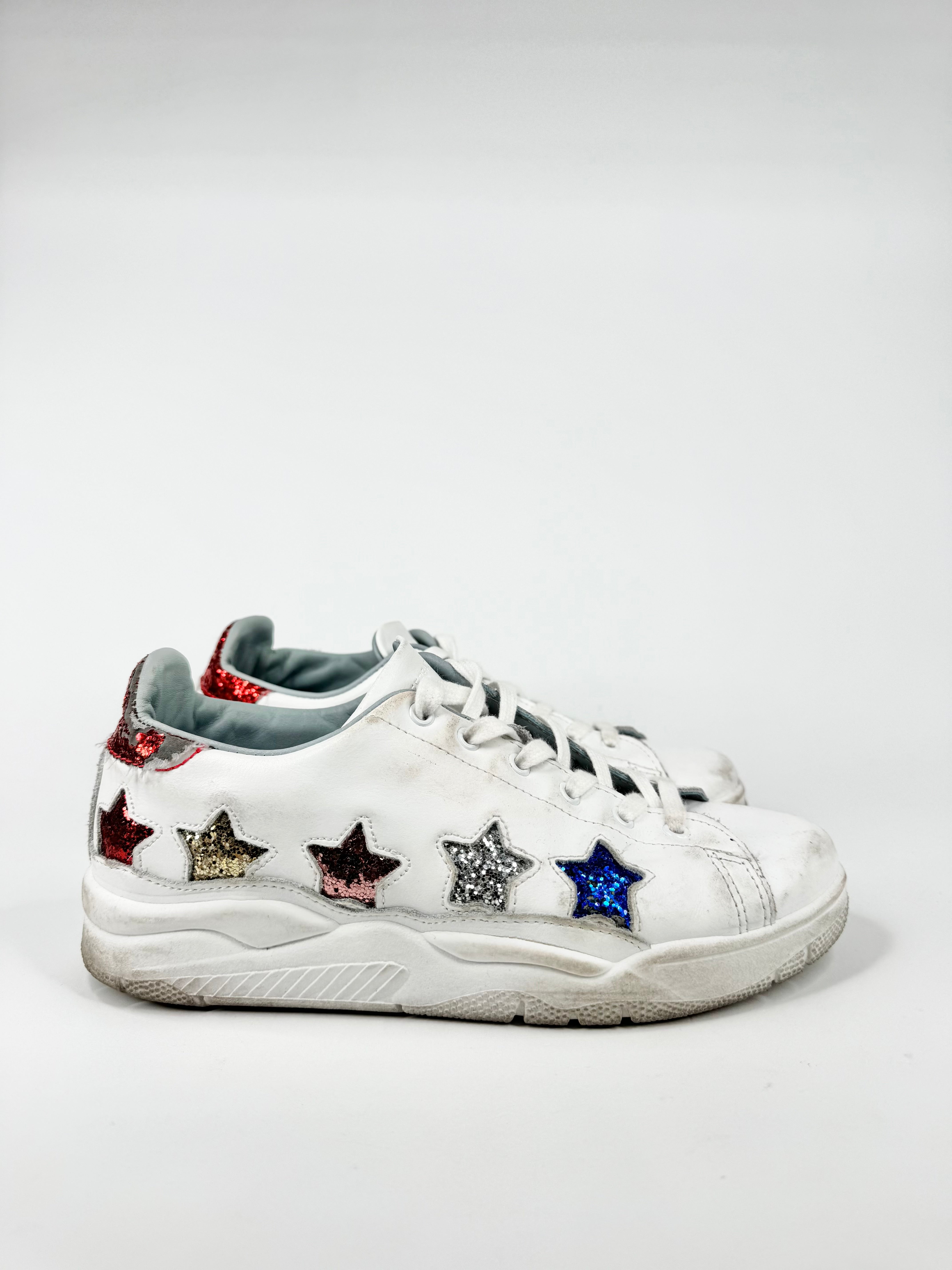 Chiara Ferragni Sequin Star Runners - EU39