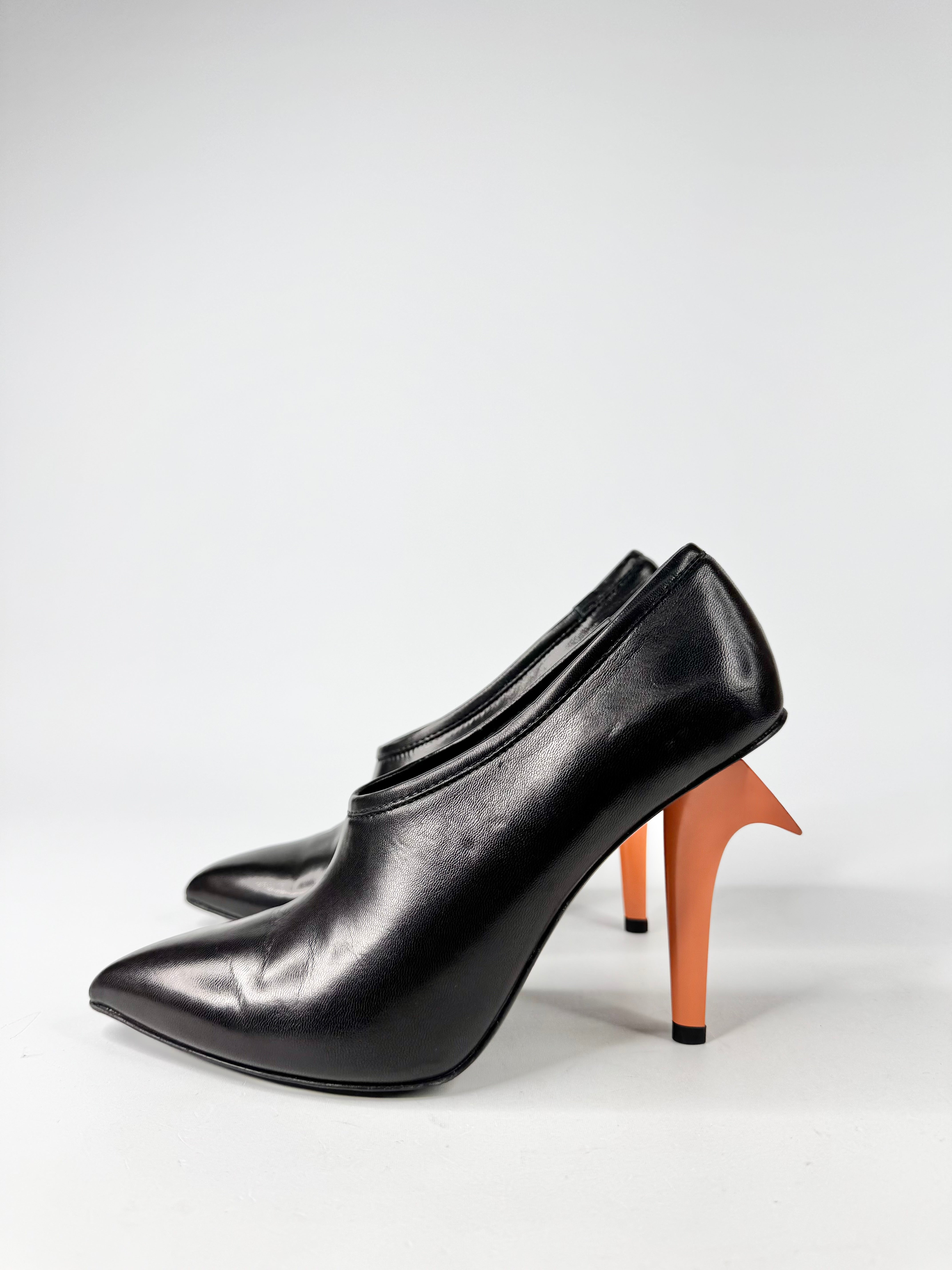Acne Studios Black & Orange 'Jonelle' Pumps - EU35.5