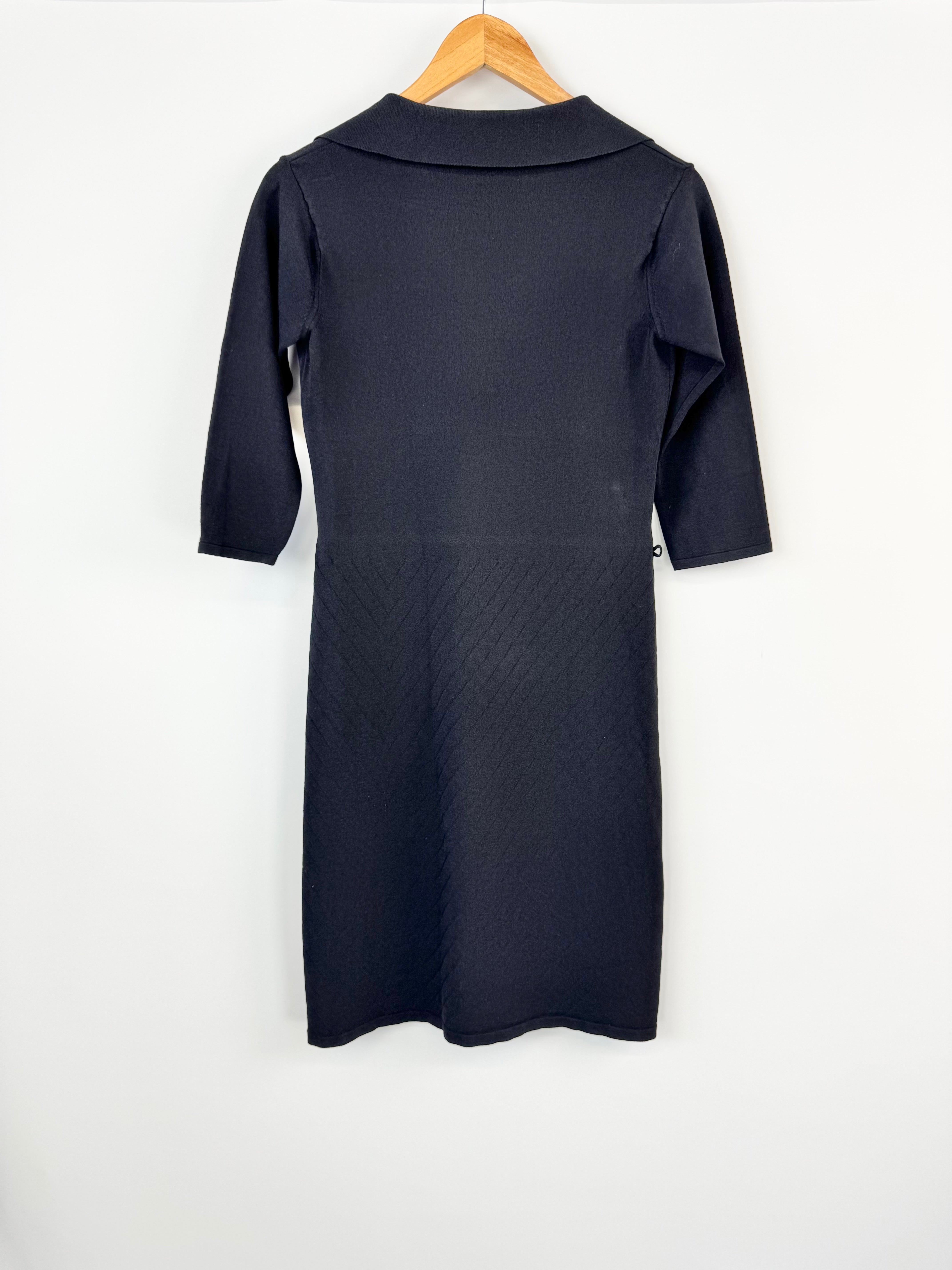 Scanlan & Theodore Black Collared Dress - AU10