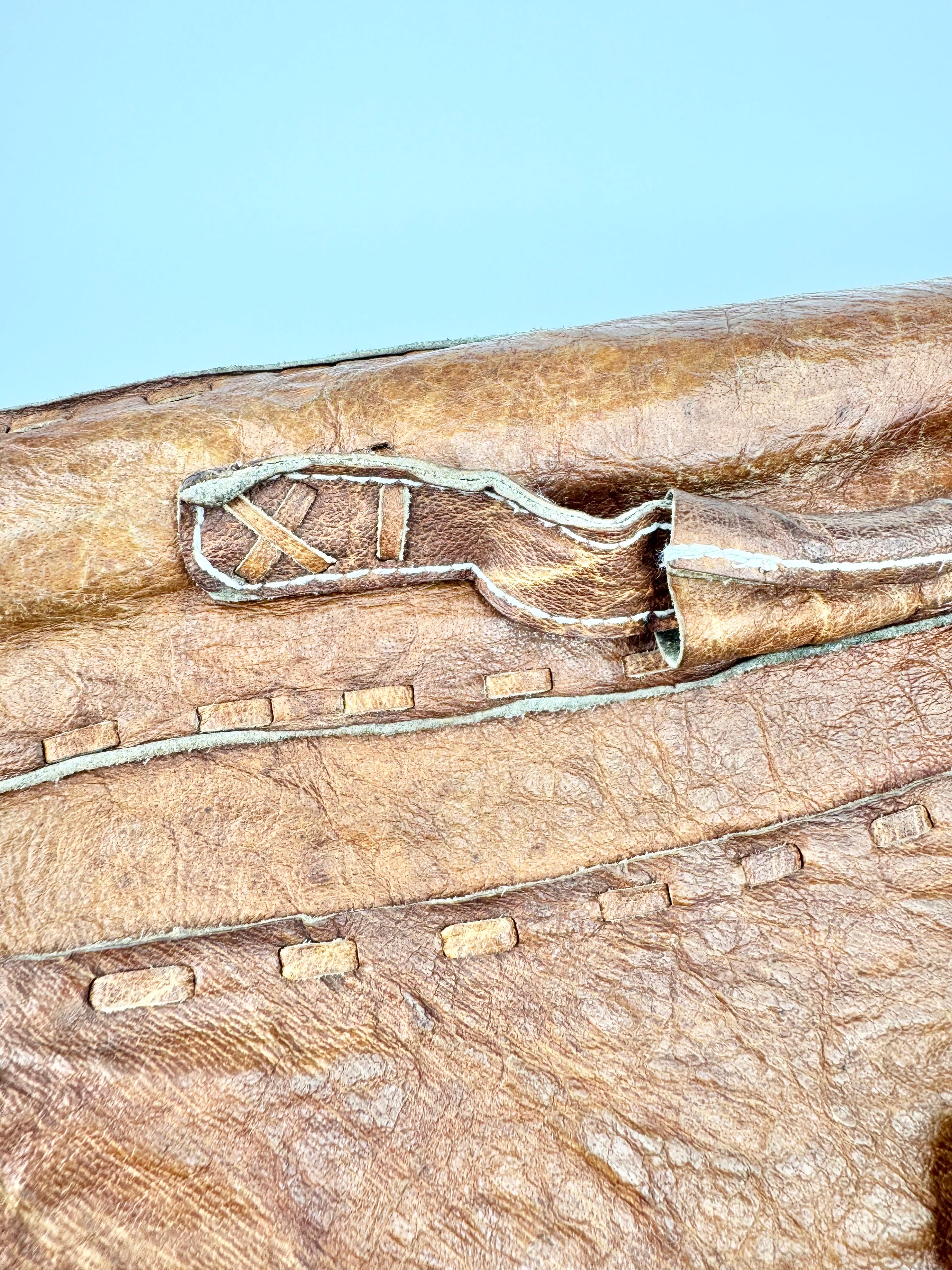 Handmade Tan Leather Satchel