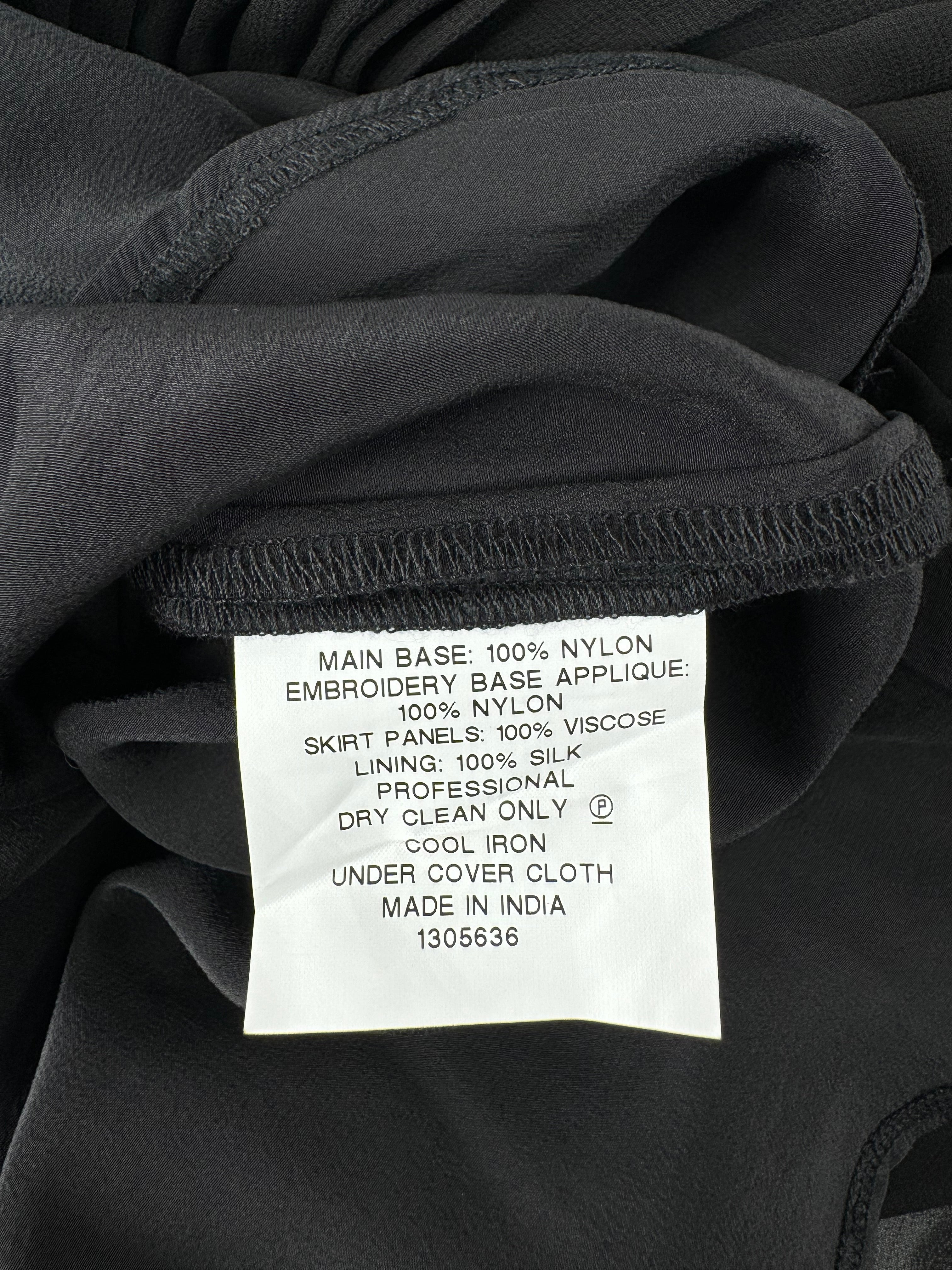 Thurley Black Beaded Cocktail Dress - AU10