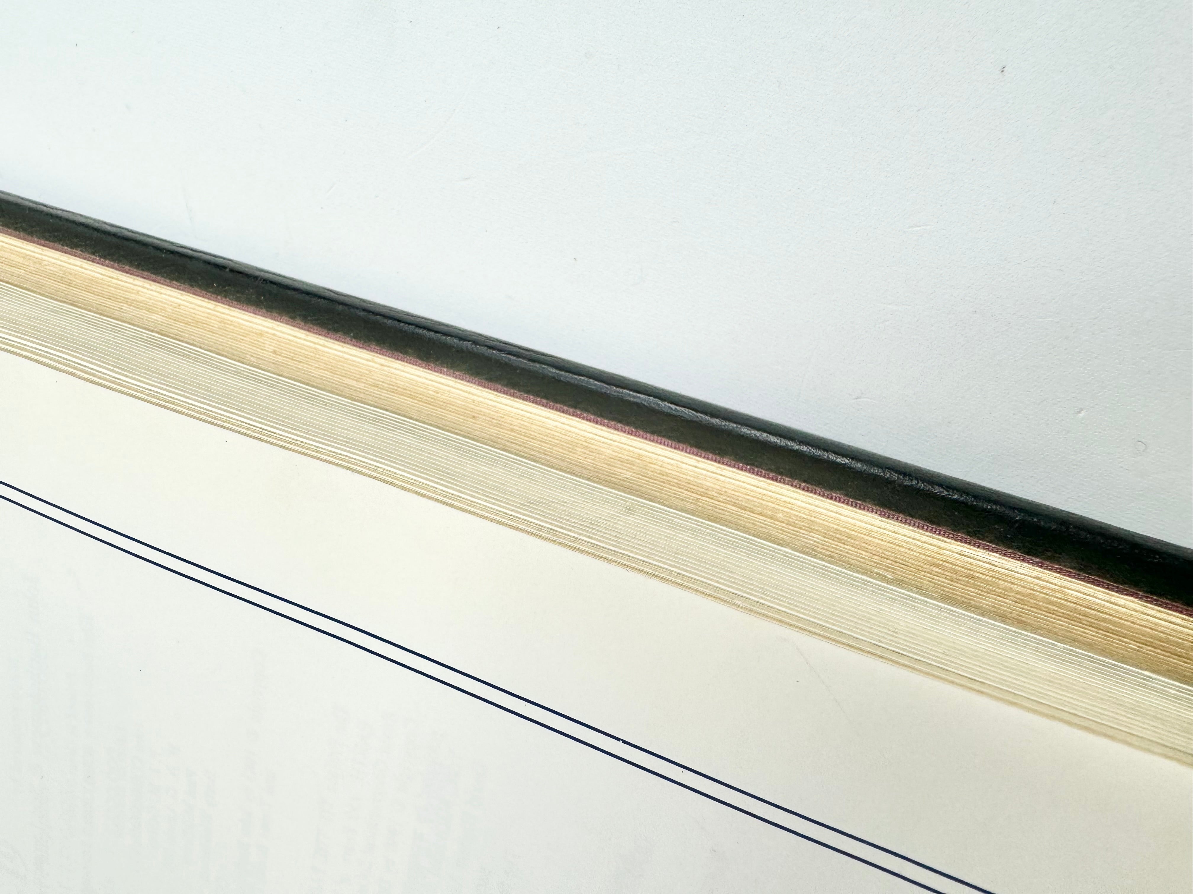 1983 Royal Geographical Society Leather Bound Atlas Book