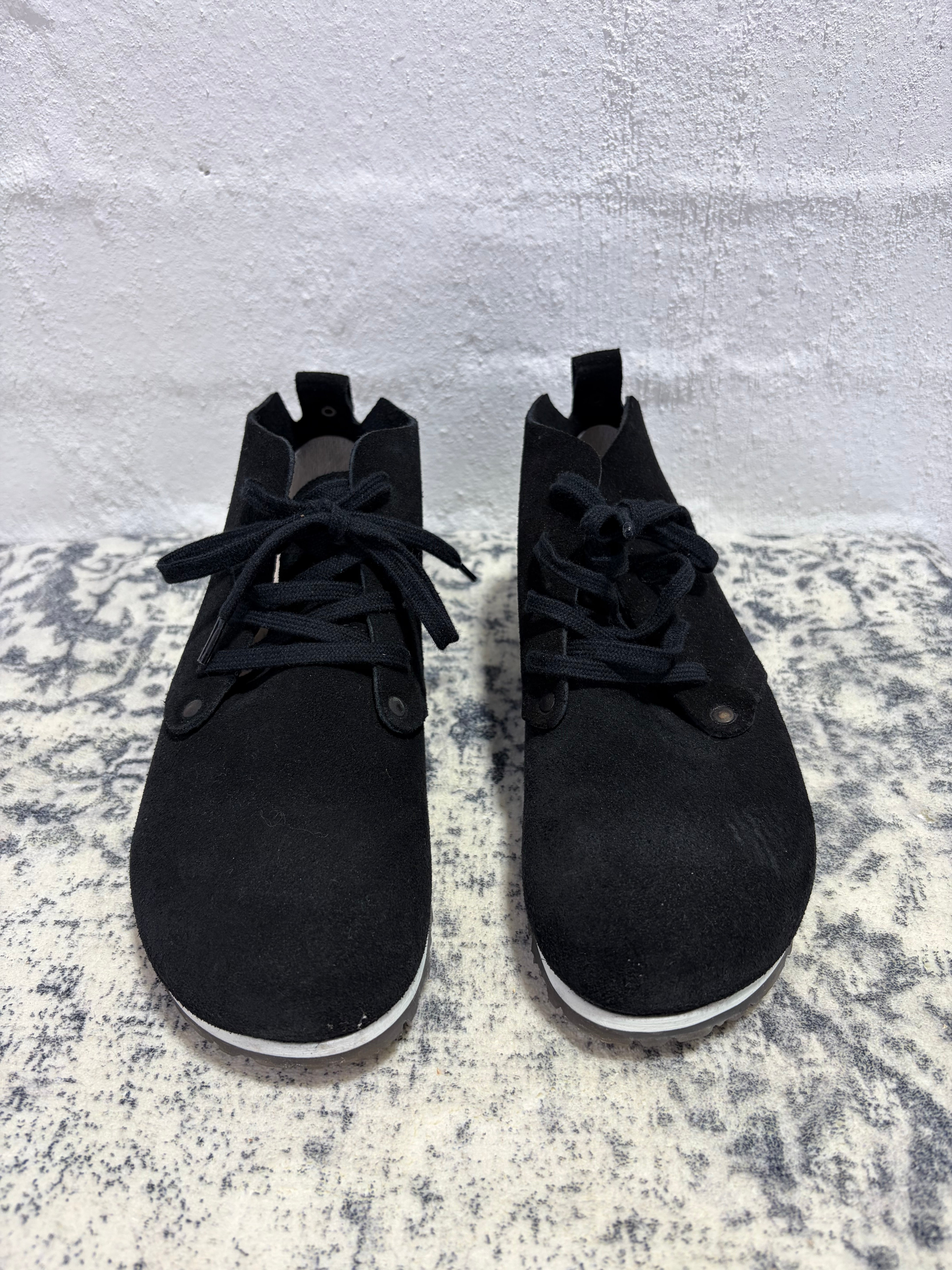 Birkenstock Black Dundee Suede Sneakers - EU38