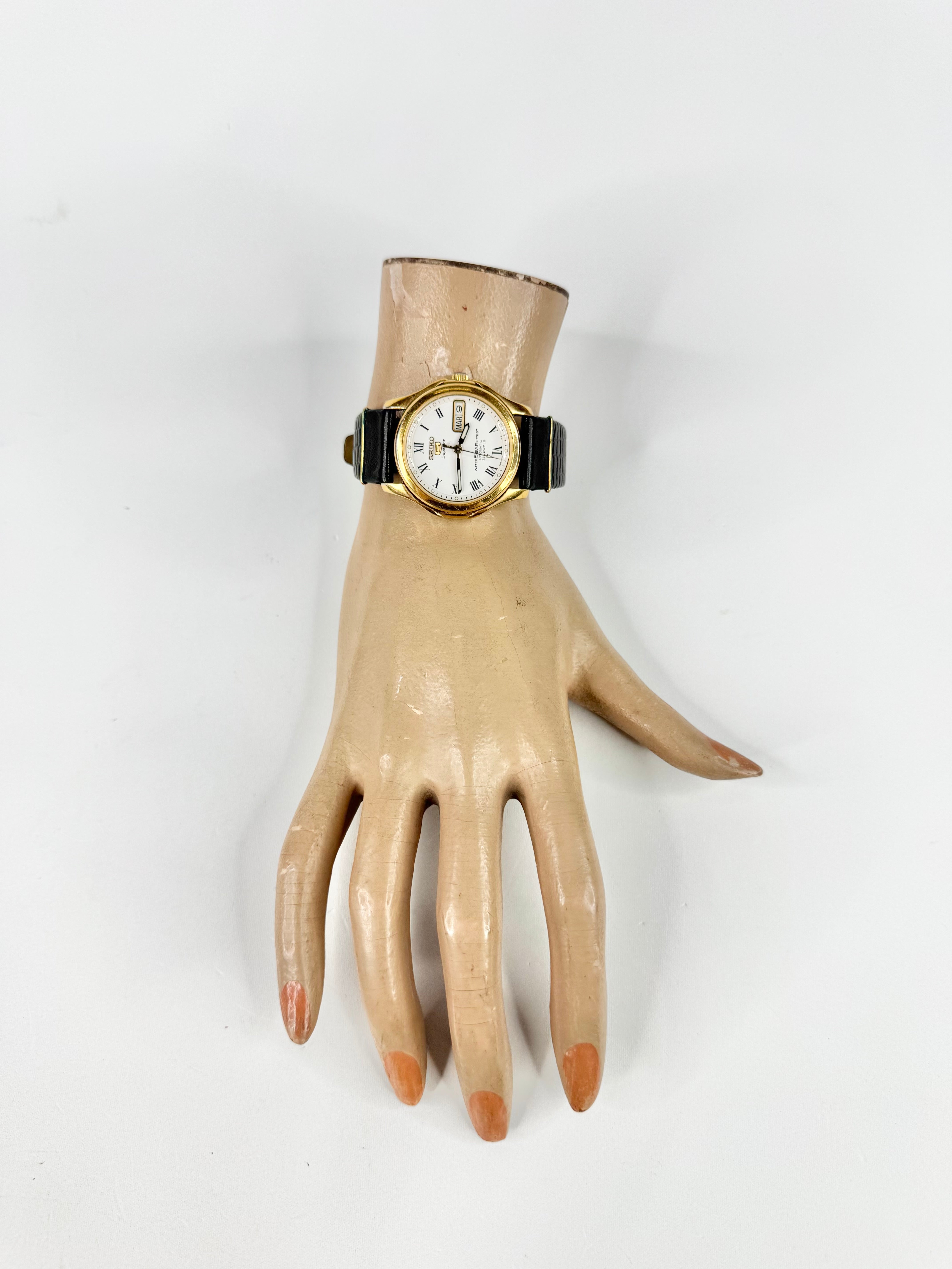 Seiko Gold Toned Superior 5 Automatic Watch