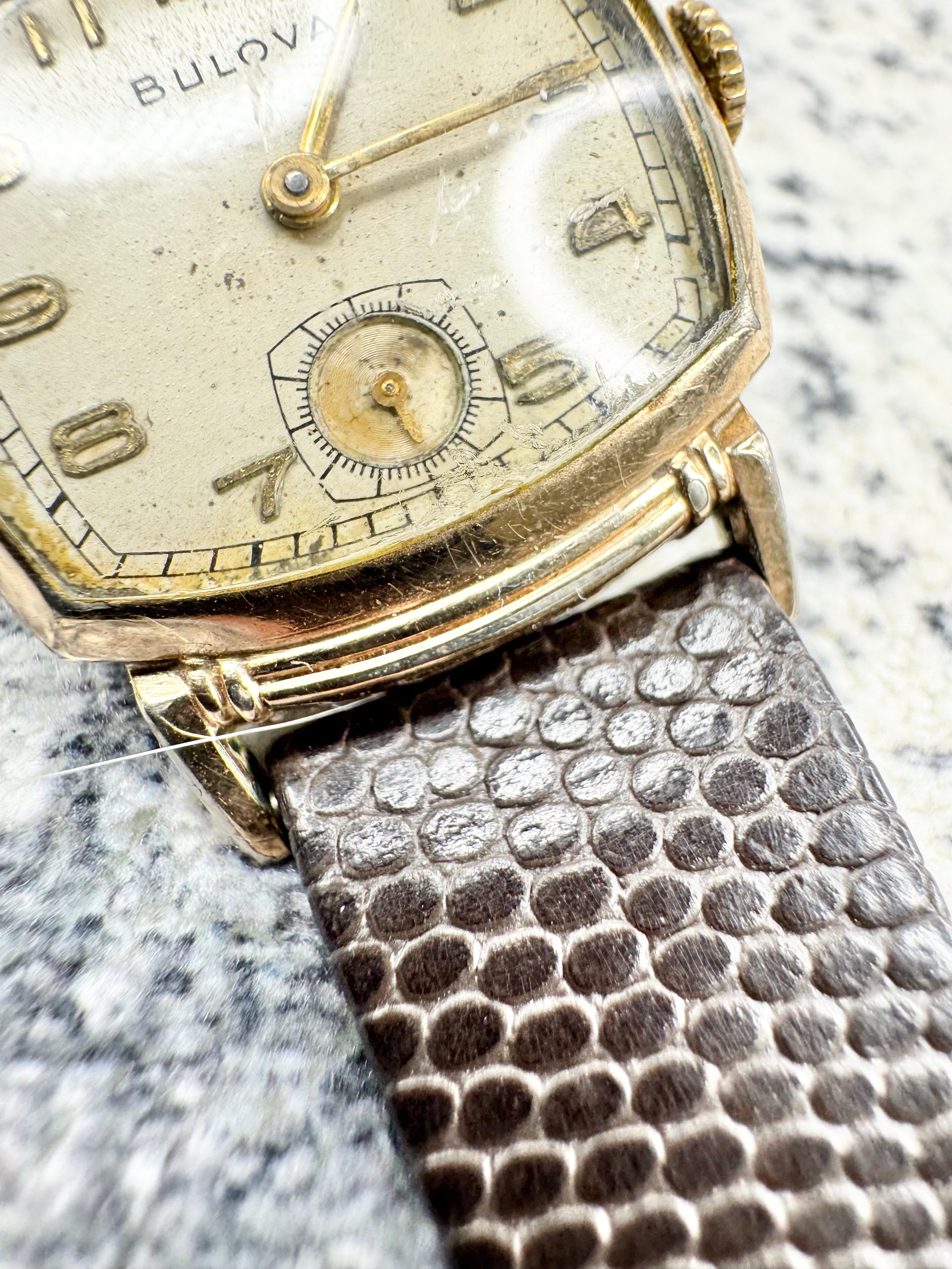 Vintage Bulova Gold Plated Watch
