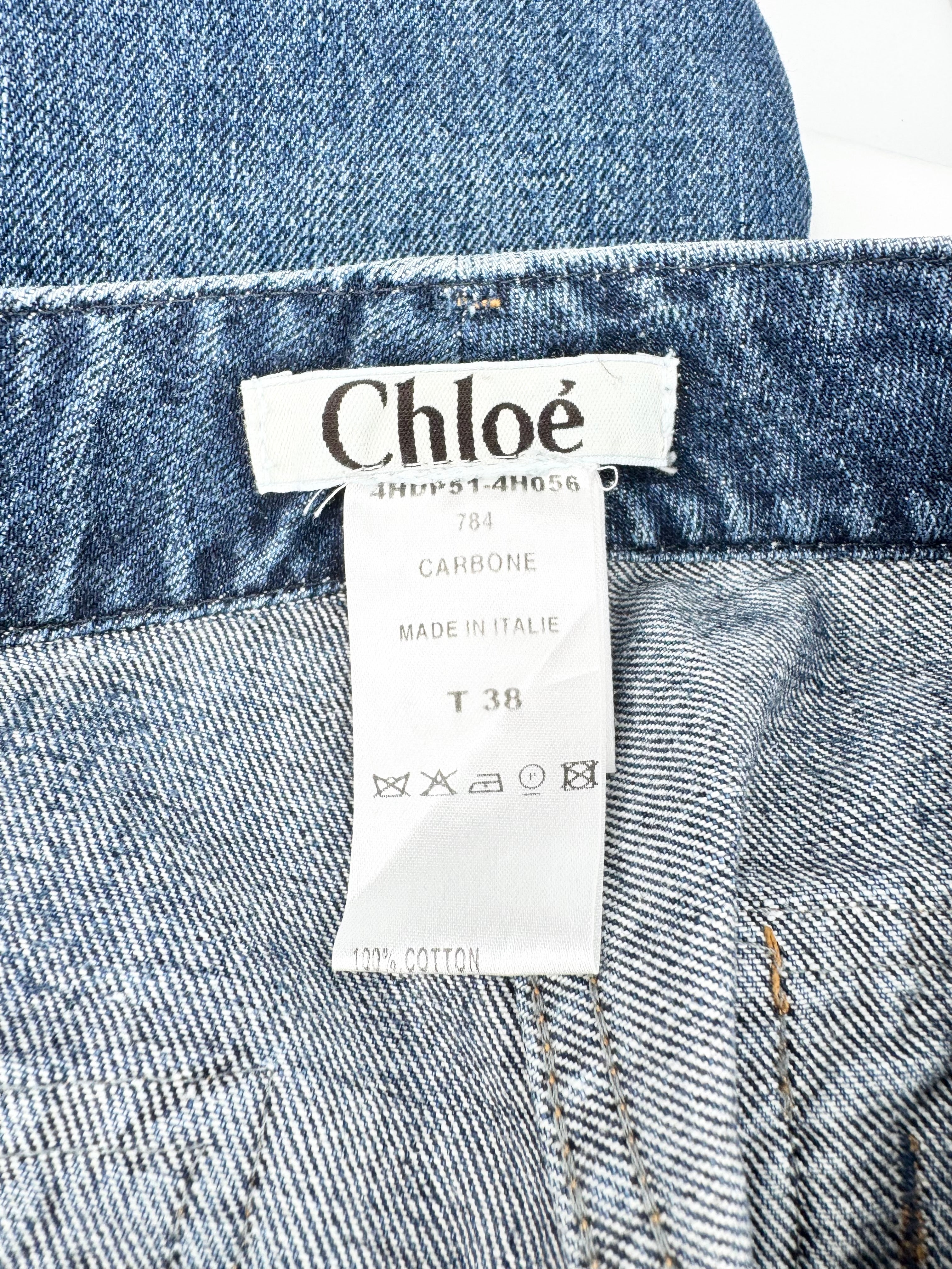 Chloe 'Carbone' Low Rise Jeans - AU10