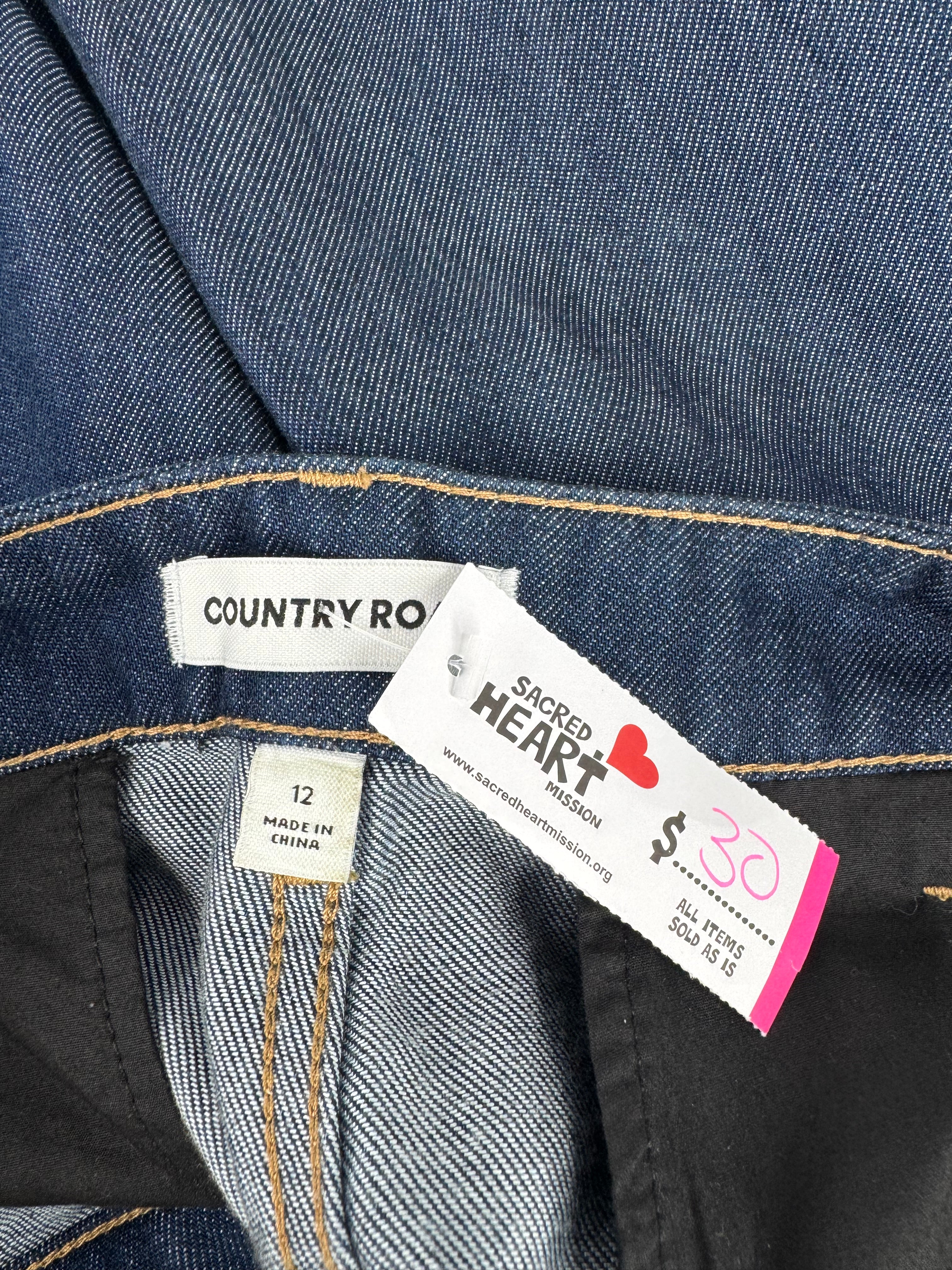 Country Road Denim Look Blue Maxi Skirt - AU12