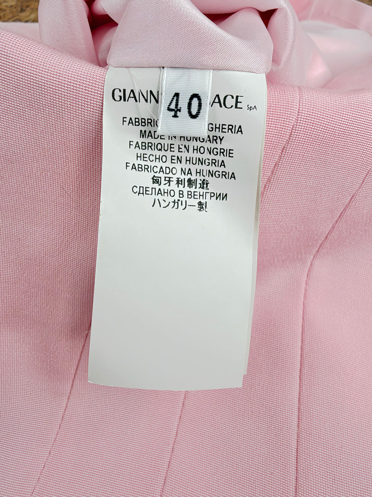 Versace 2012 Cherry Blossom Pink Pencil Skirt - AU8/10