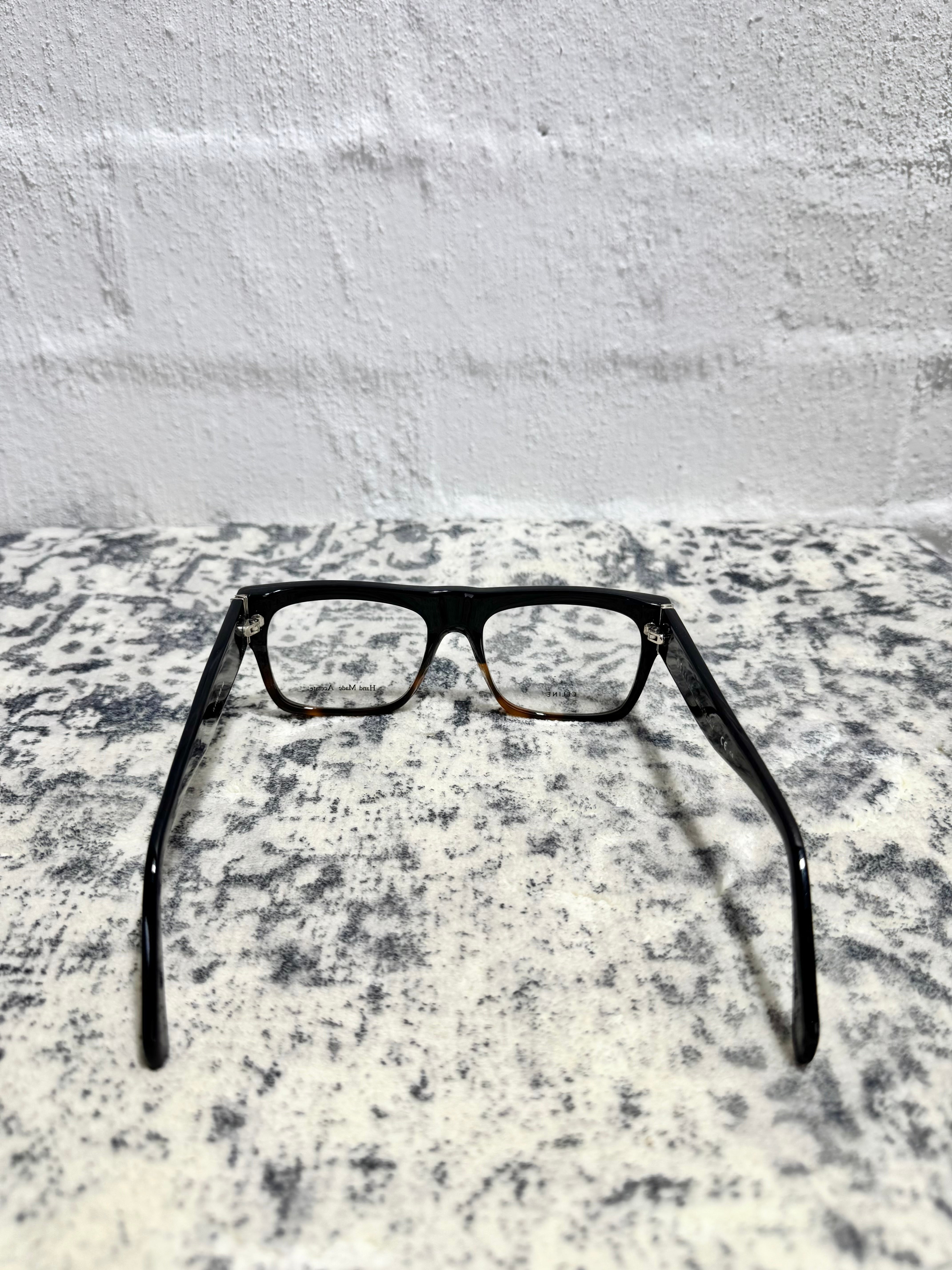Céline Black and Tan Optical Glasses Frames