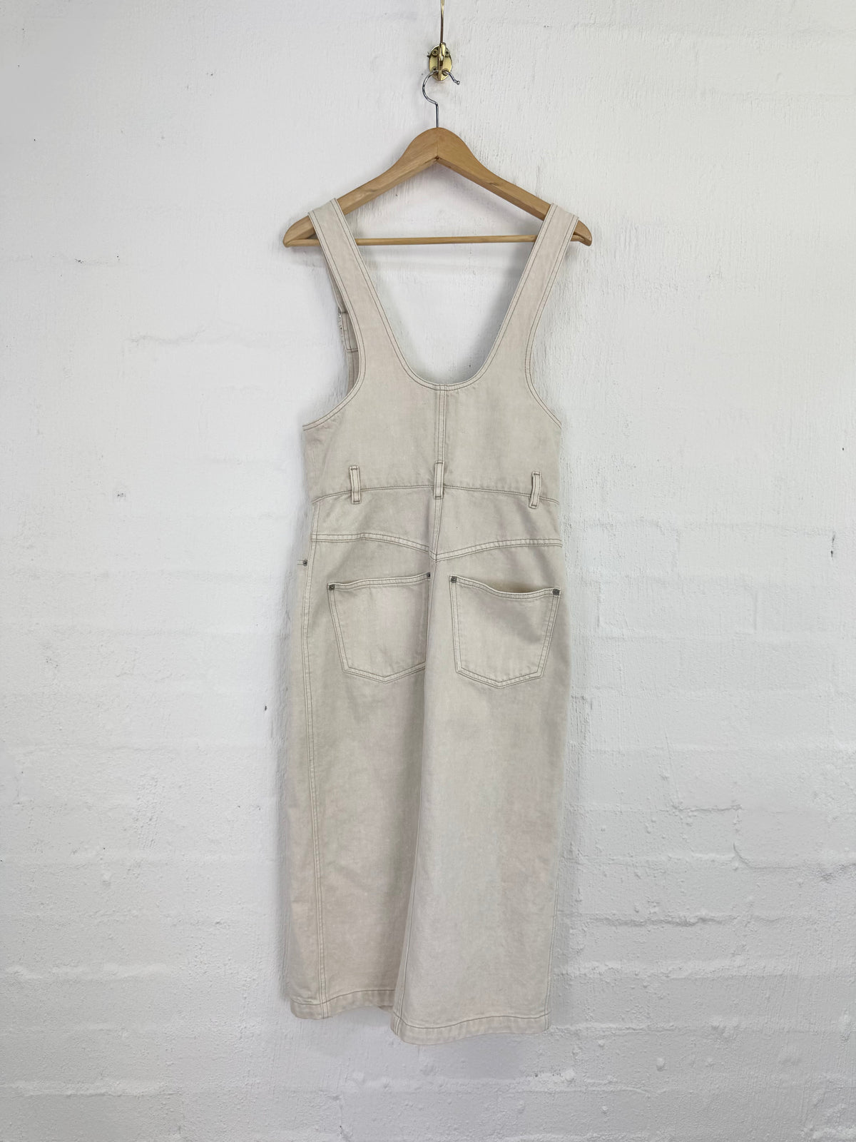 Isabel Marant Étoile Cream 'Filipine' Denim Dress - AU10