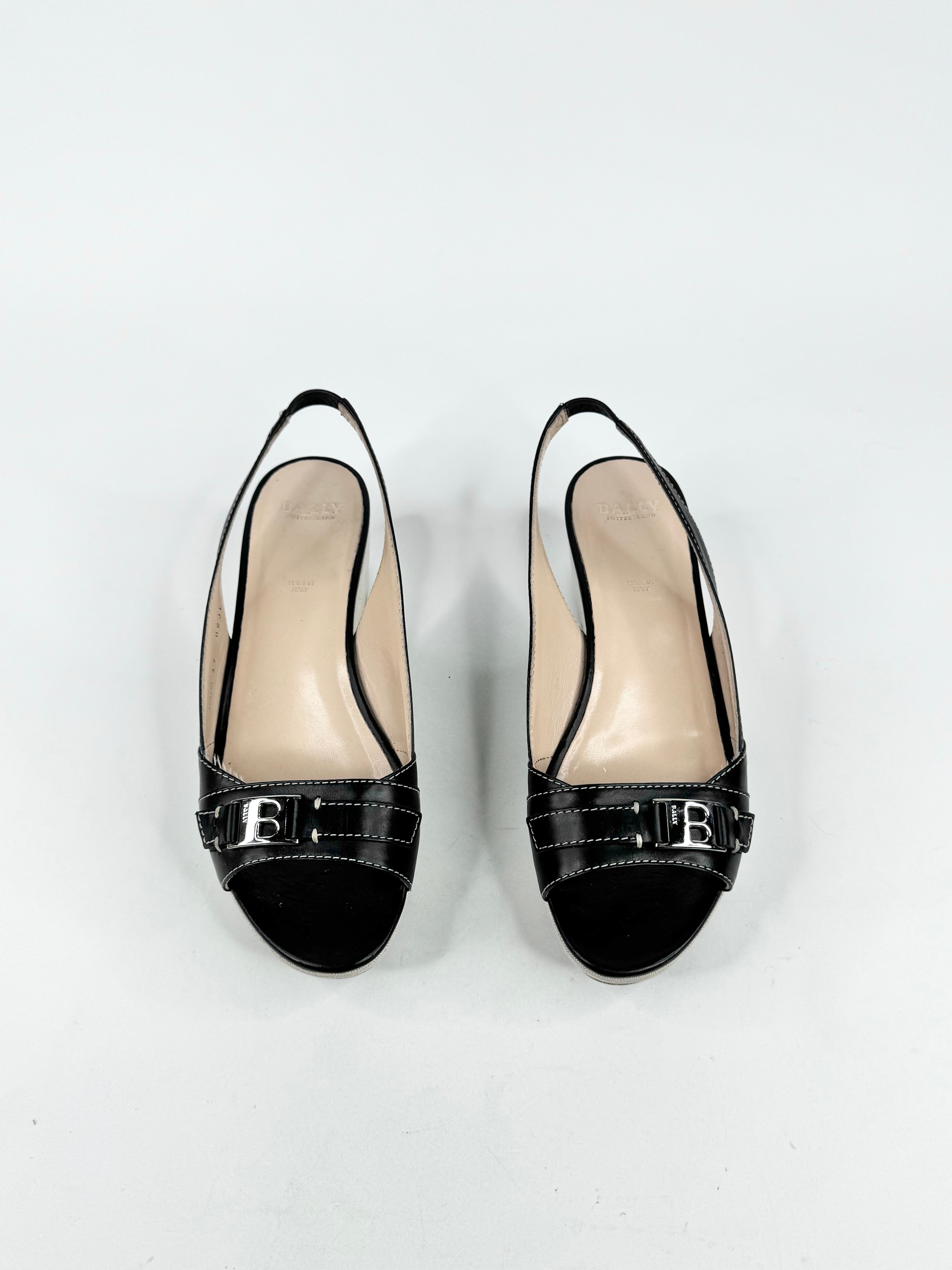 Bally Black 'Loredi' Sandals - EU37