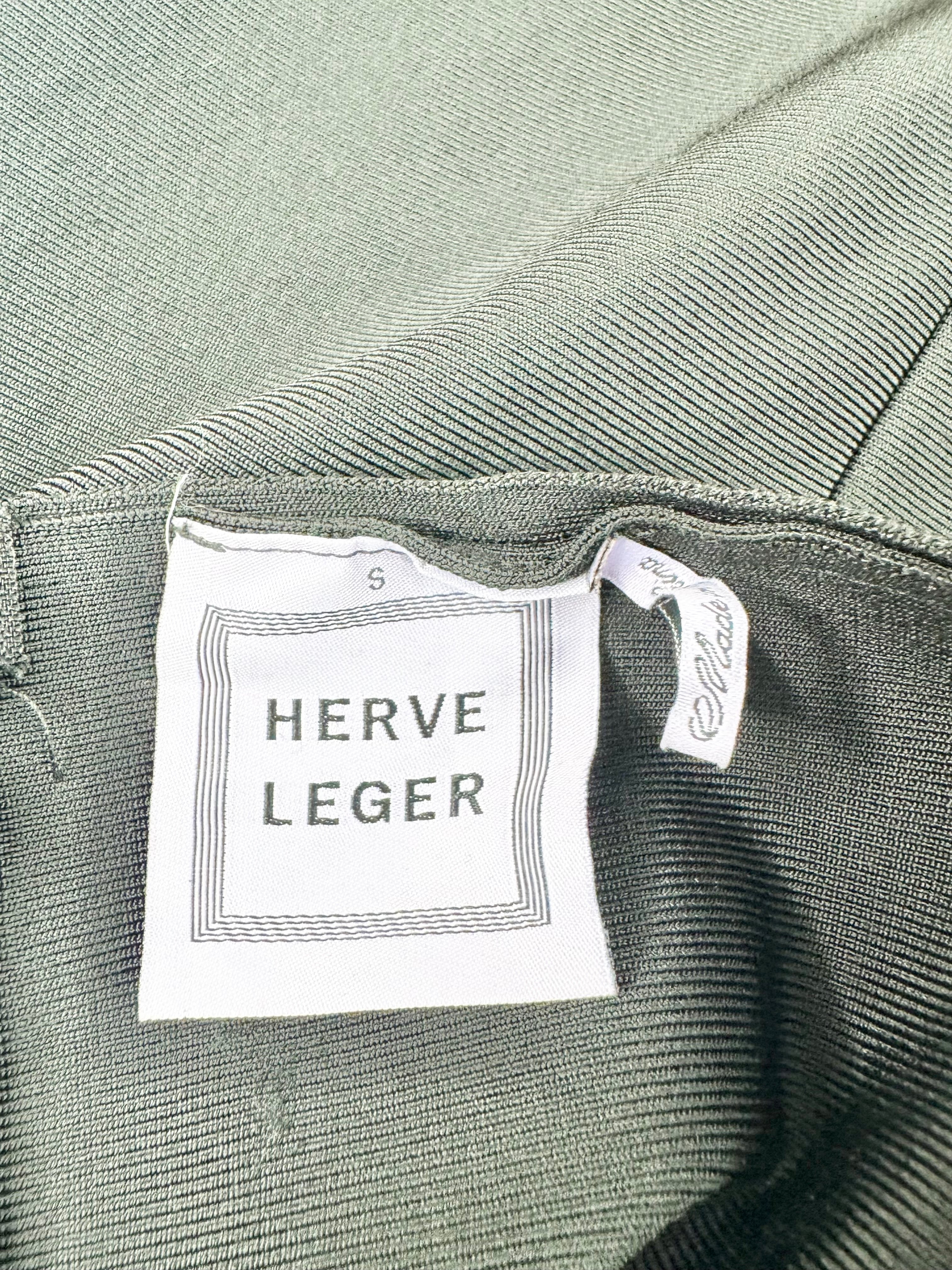 Herve Leger Black Off-Shoulder Bodycon Mini Dress - AU8