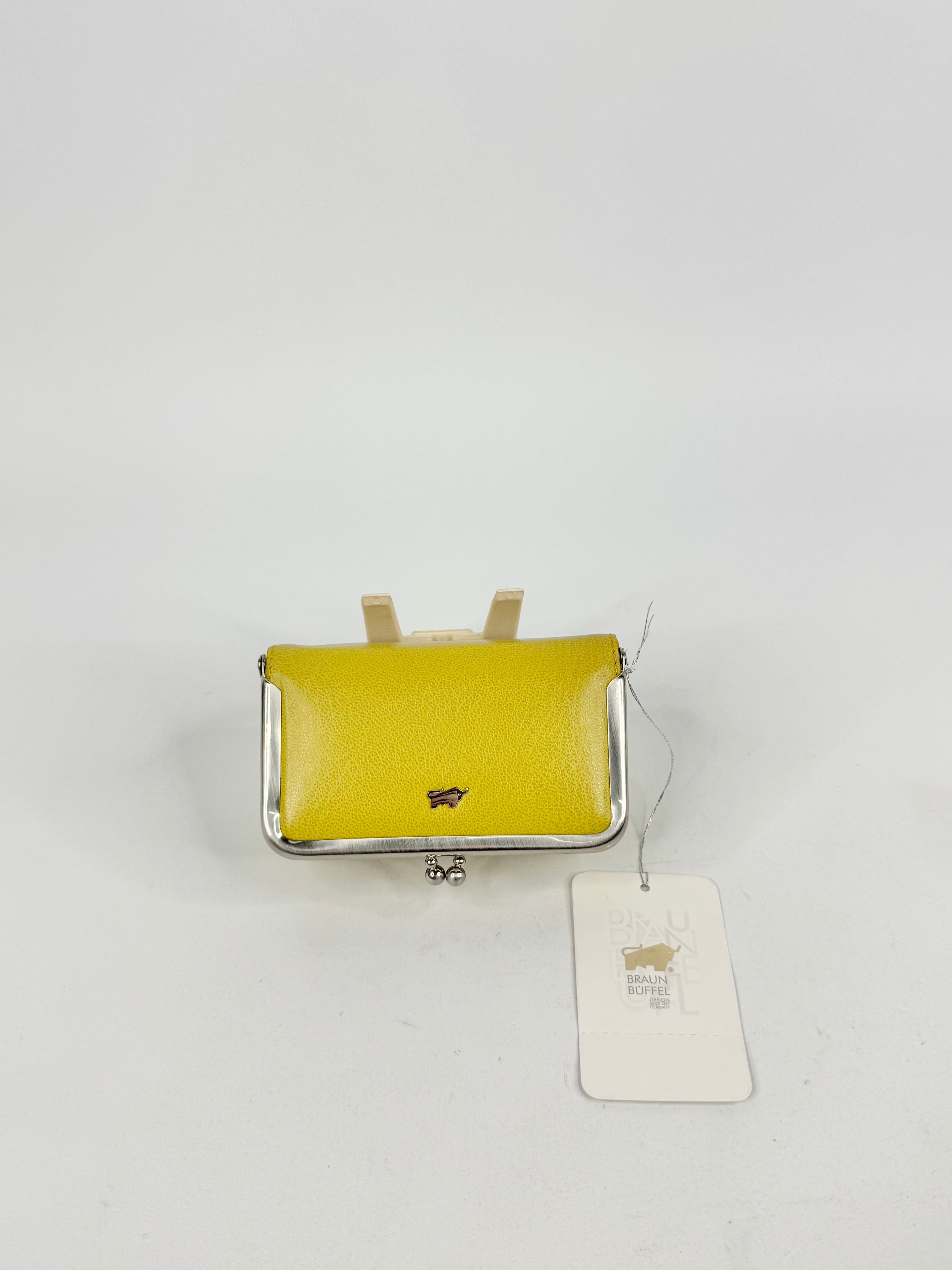 Braun Buffel Lime Green Purse NWT